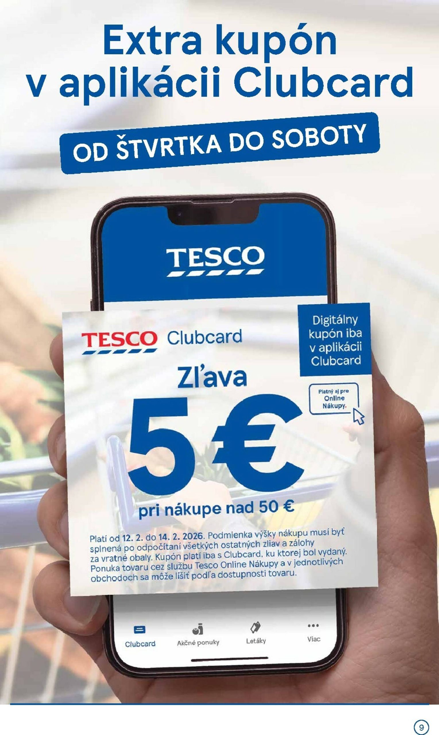 Page 9 of Aktuálny tesco leták platný od stredy 11.02 do 17.02