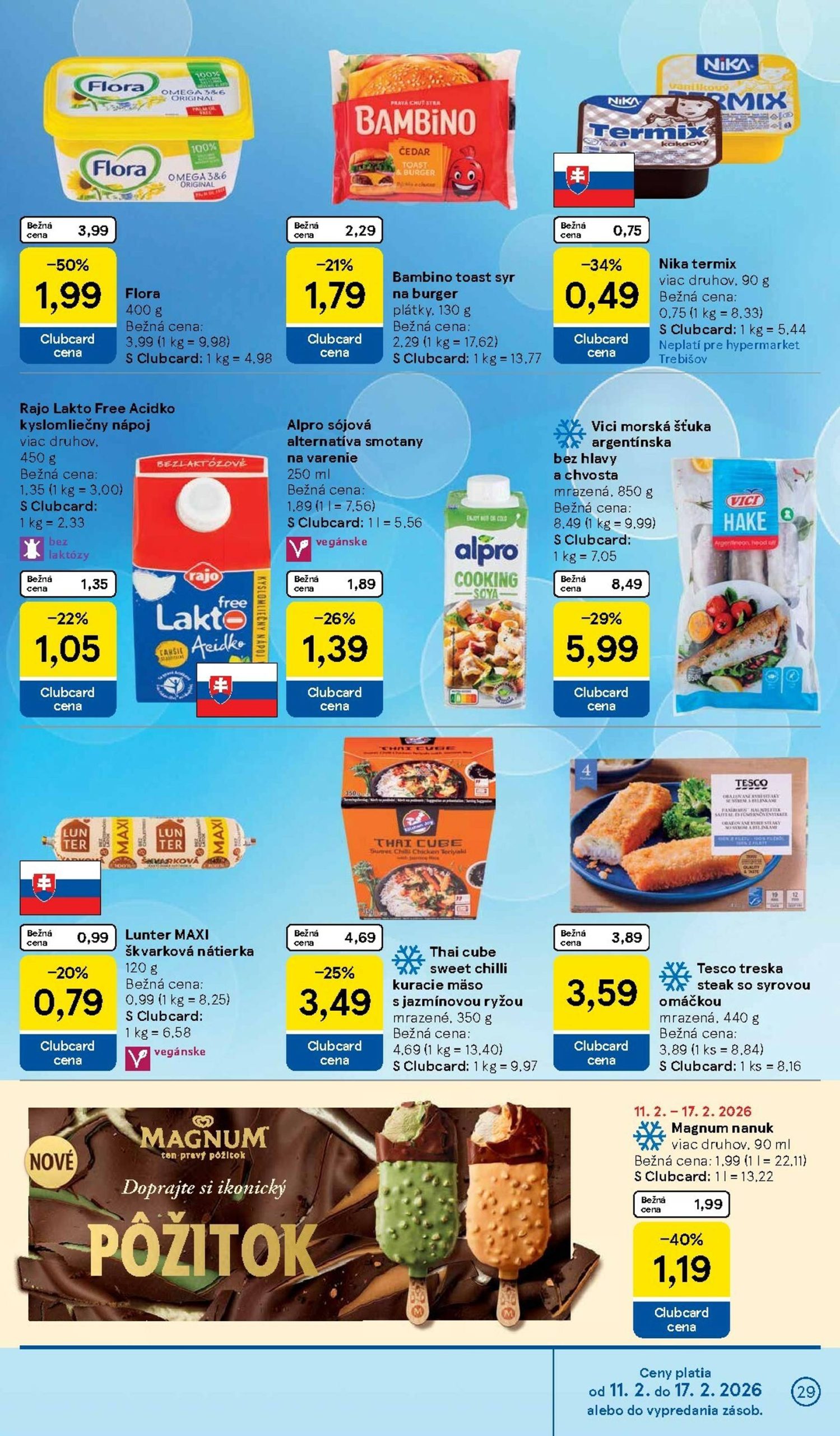 Page 29 of Aktuálny tesco leták platný od stredy 11.02 do 17.02