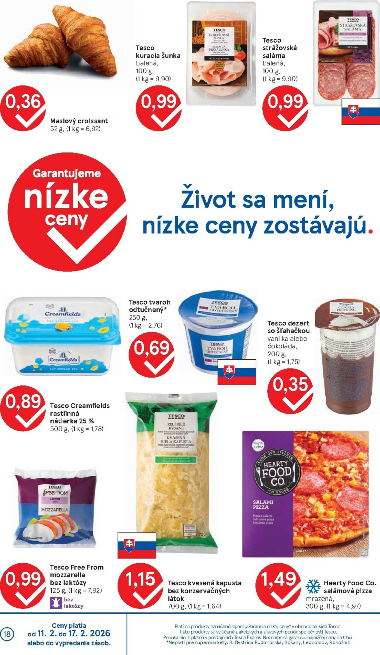 Page 18 of Aktuálny tesco leták platný od stredy 11.02 do 17.02