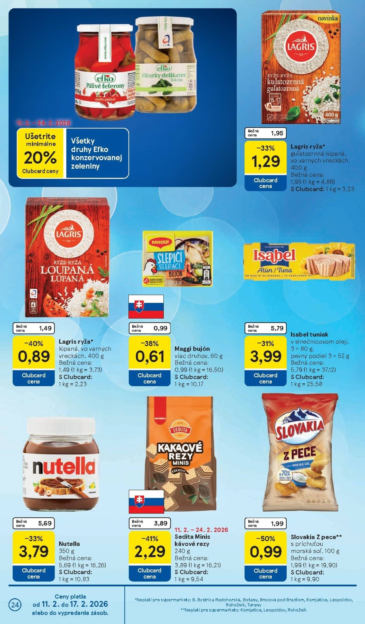 Page 24 of Aktuálny tesco leták platný od stredy 11.02 do 17.02