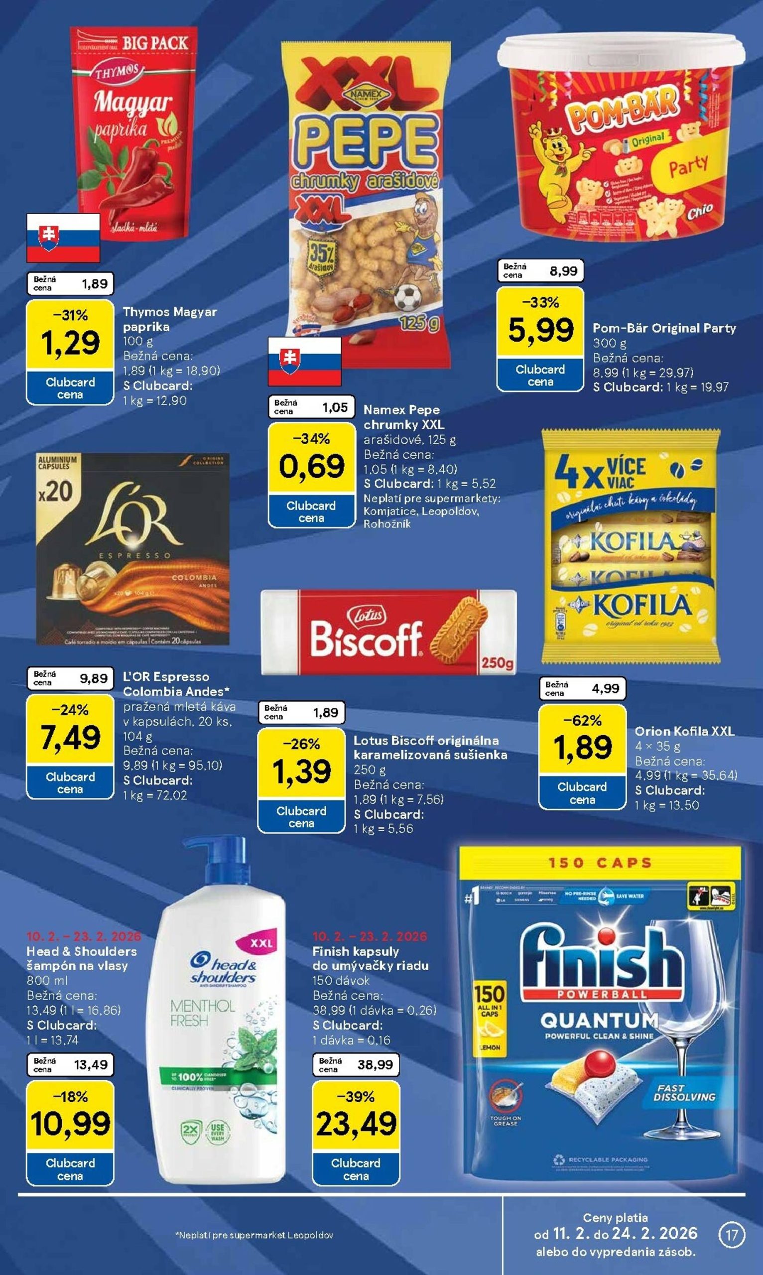 Page 17 of Aktuálny tesco leták platný od stredy 11.02 do 17.02