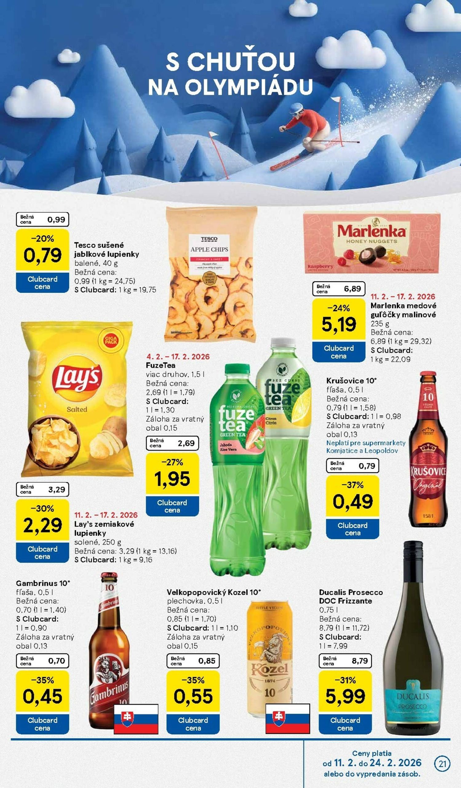 Page 21 of Aktuálny tesco leták platný od stredy 11.02 do 17.02