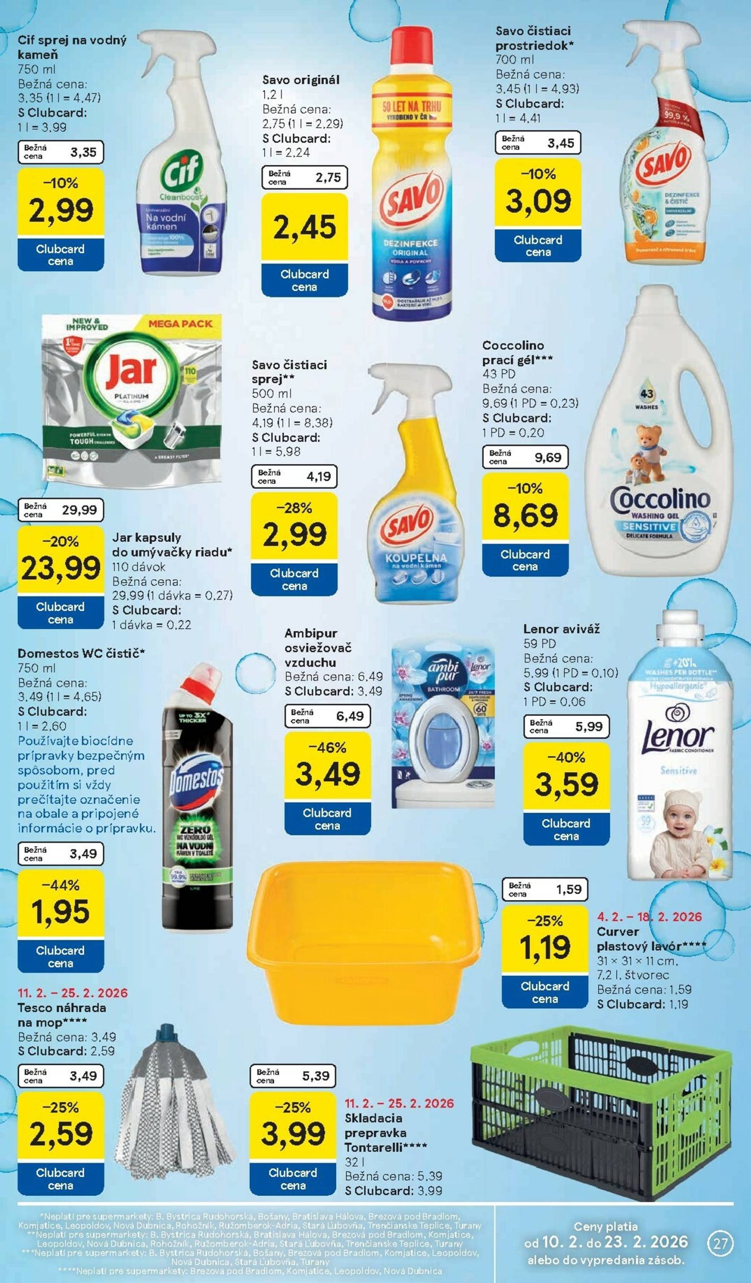 Page 27 of Aktuálny tesco leták platný od stredy 11.02 do 17.02