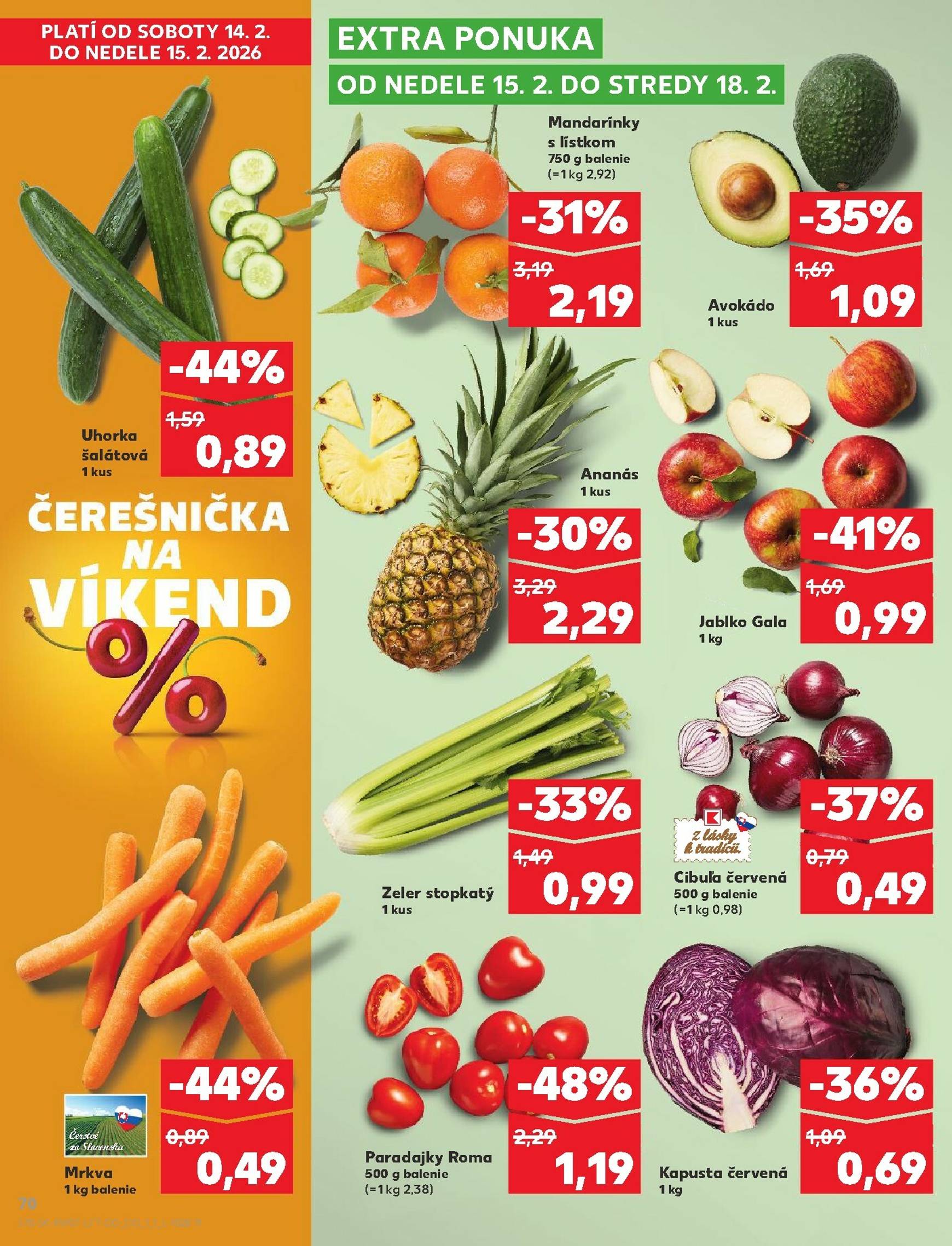 Page 70 of Aktuálny kaufland leták platný od štvrtka 12.02 do 18.02