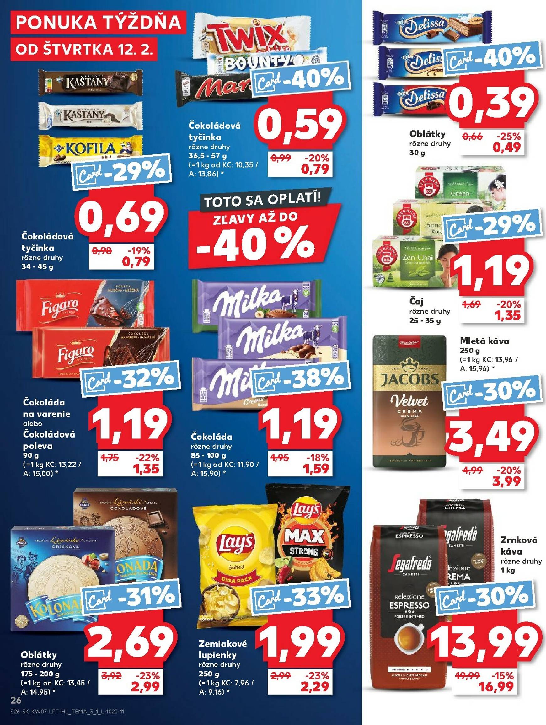 Page 26 of Aktuálny kaufland leták platný od štvrtka 12.02 do 18.02