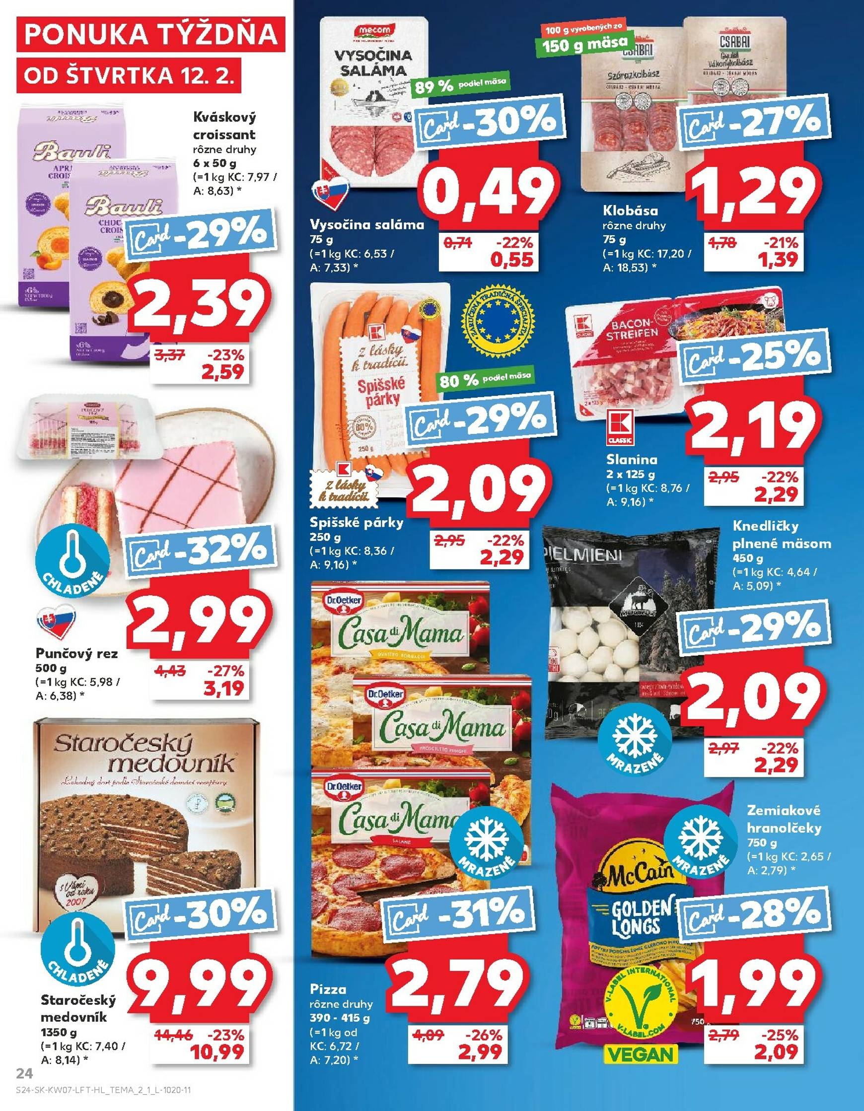 Page 24 of Aktuálny kaufland leták platný od štvrtka 12.02 do 18.02
