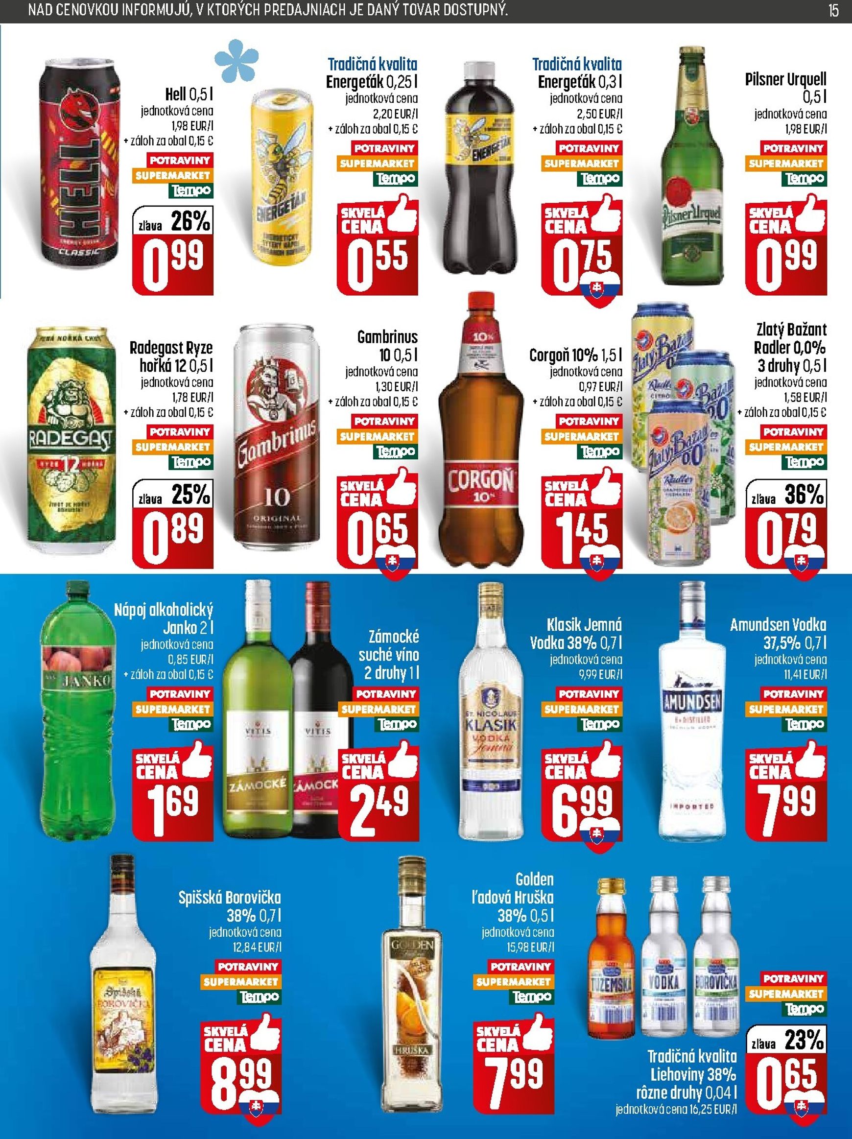 Page 15 of Aktuálny coop-jednota leták platný od štvrtka 12.03 do 18.03