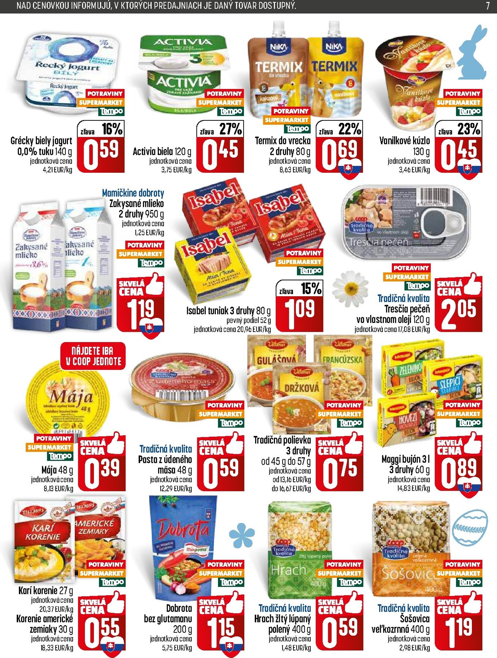 Page 7 of Aktuálny coop-jednota leták platný od štvrtka 12.03 do 18.03
