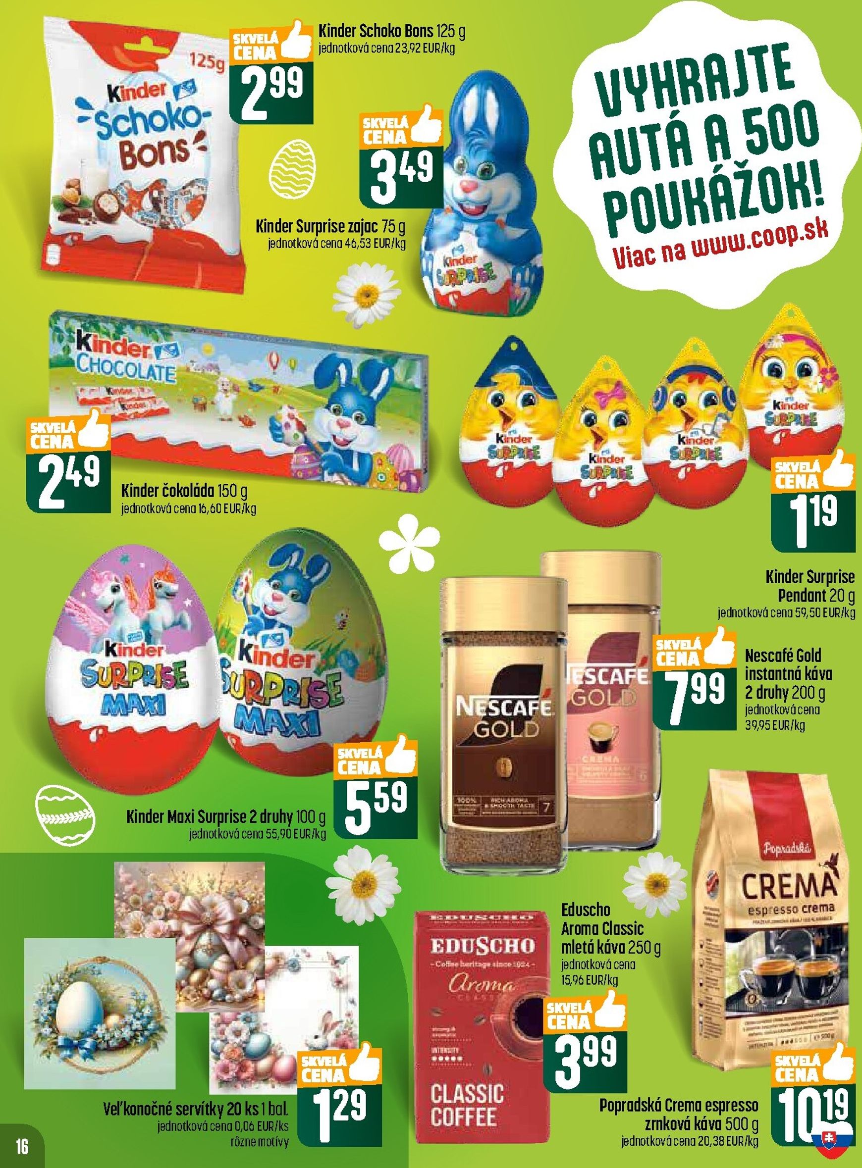 Page 16 of Aktuálny coop-jednota leták platný od štvrtka 12.03 do 18.03