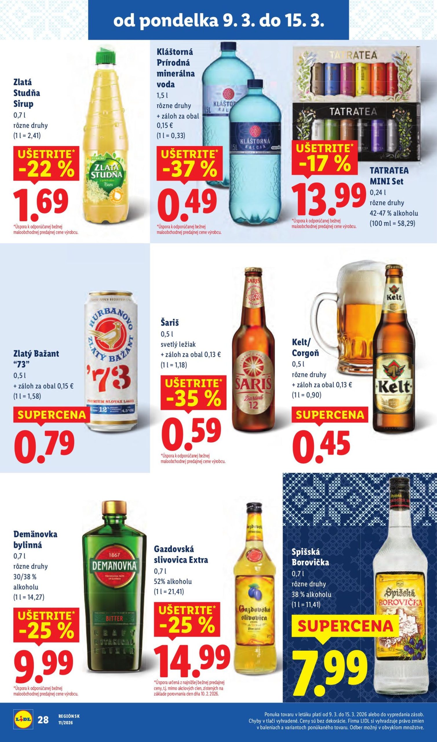 Page 72 of Aktuálny lidl leták platný od štvrtka 12.03 do 15.03