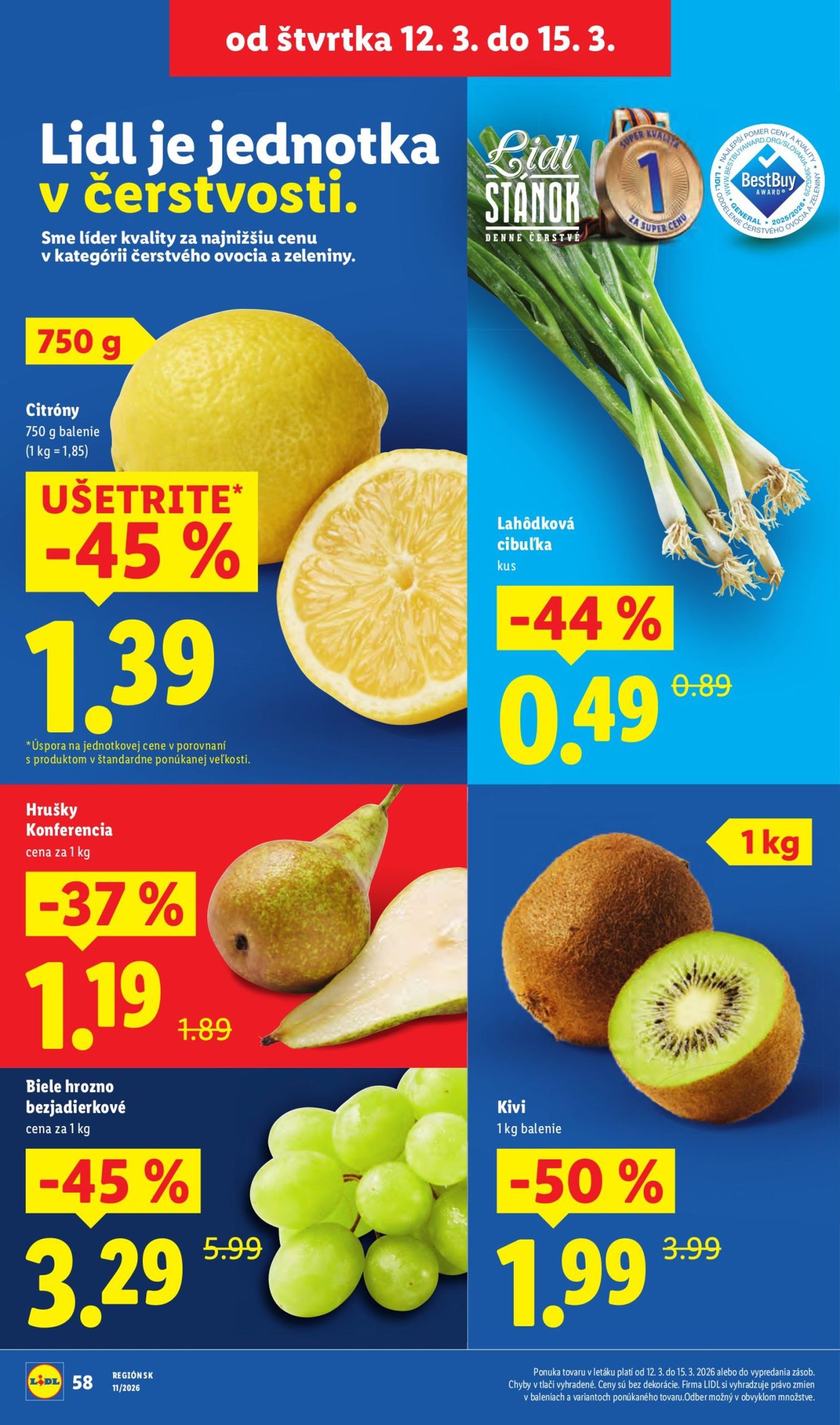 Page 12 of Aktuálny lidl leták platný od štvrtka 12.03 do 15.03