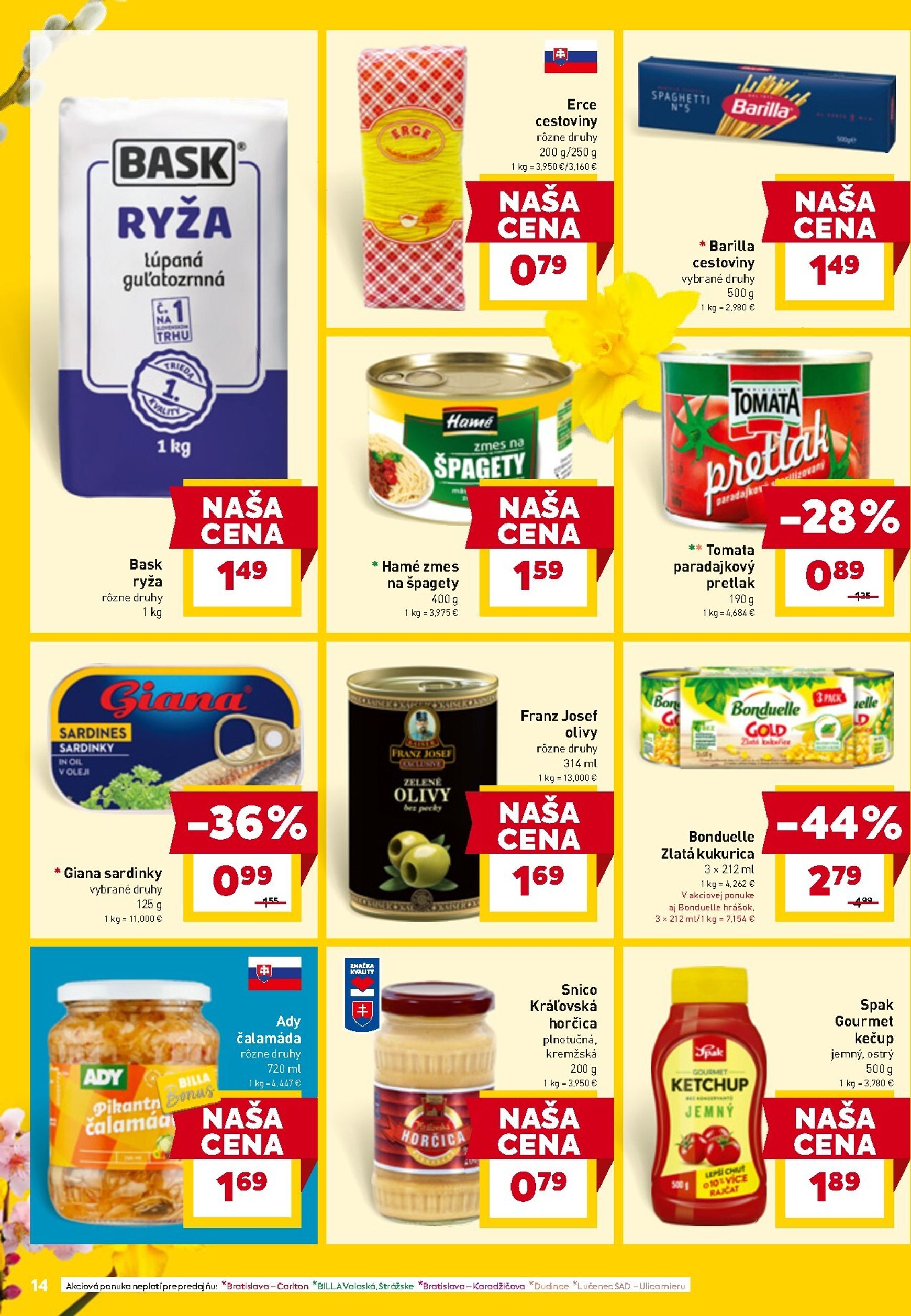 Page 16 of Aktuálny billa leták platný od stredy 11.03 do 17.03
