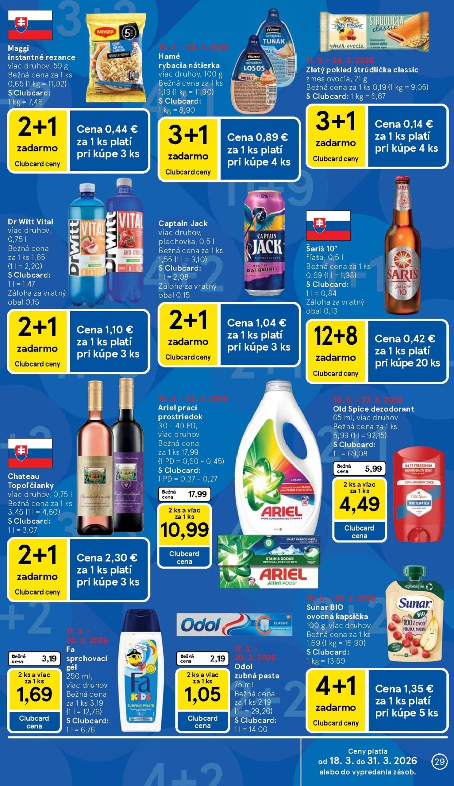 Page 29 of Aktuálny tesco leták platný od stredy 18.03 do 24.03
