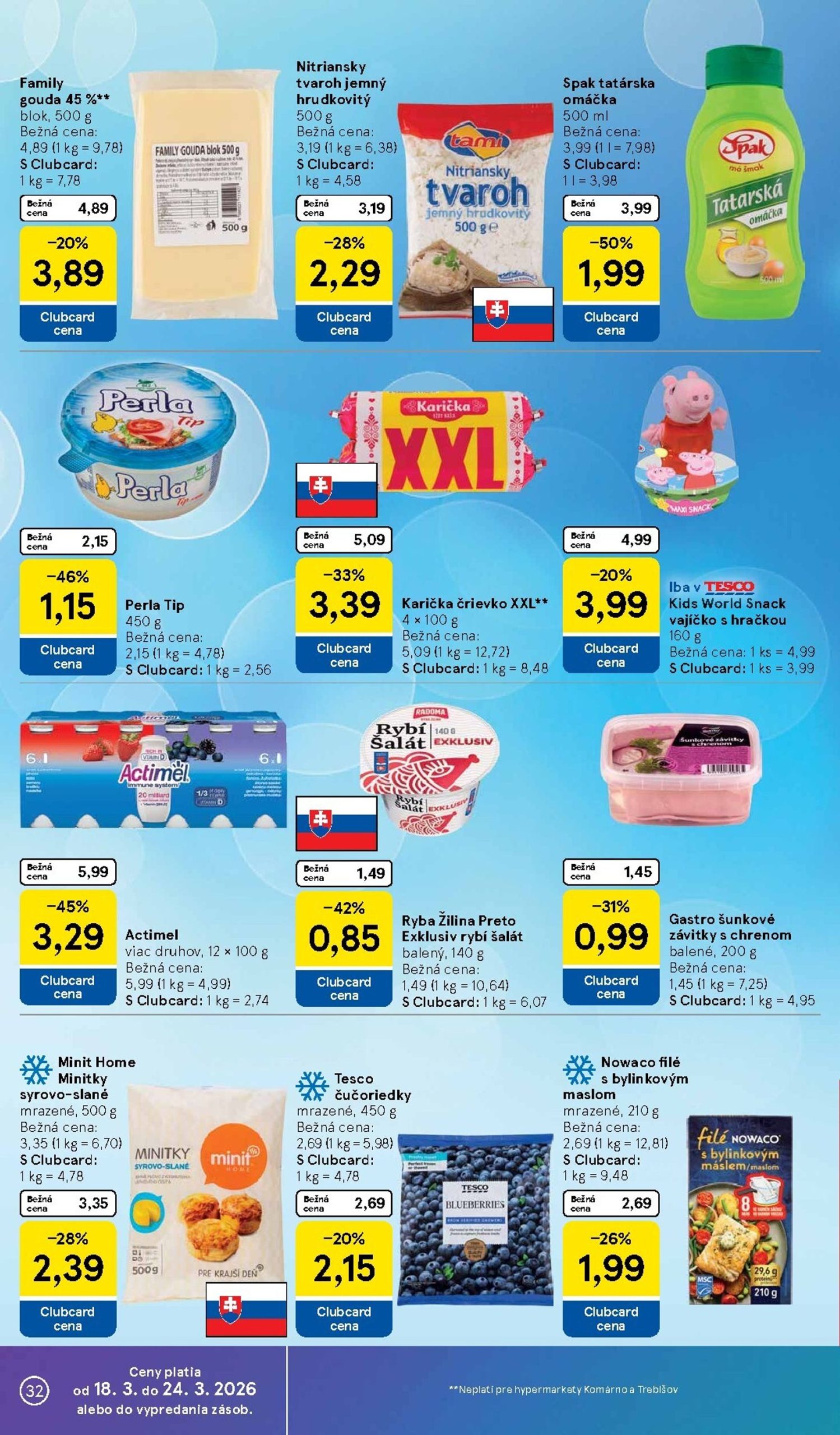 Page 32 of Aktuálny tesco leták platný od stredy 18.03 do 24.03