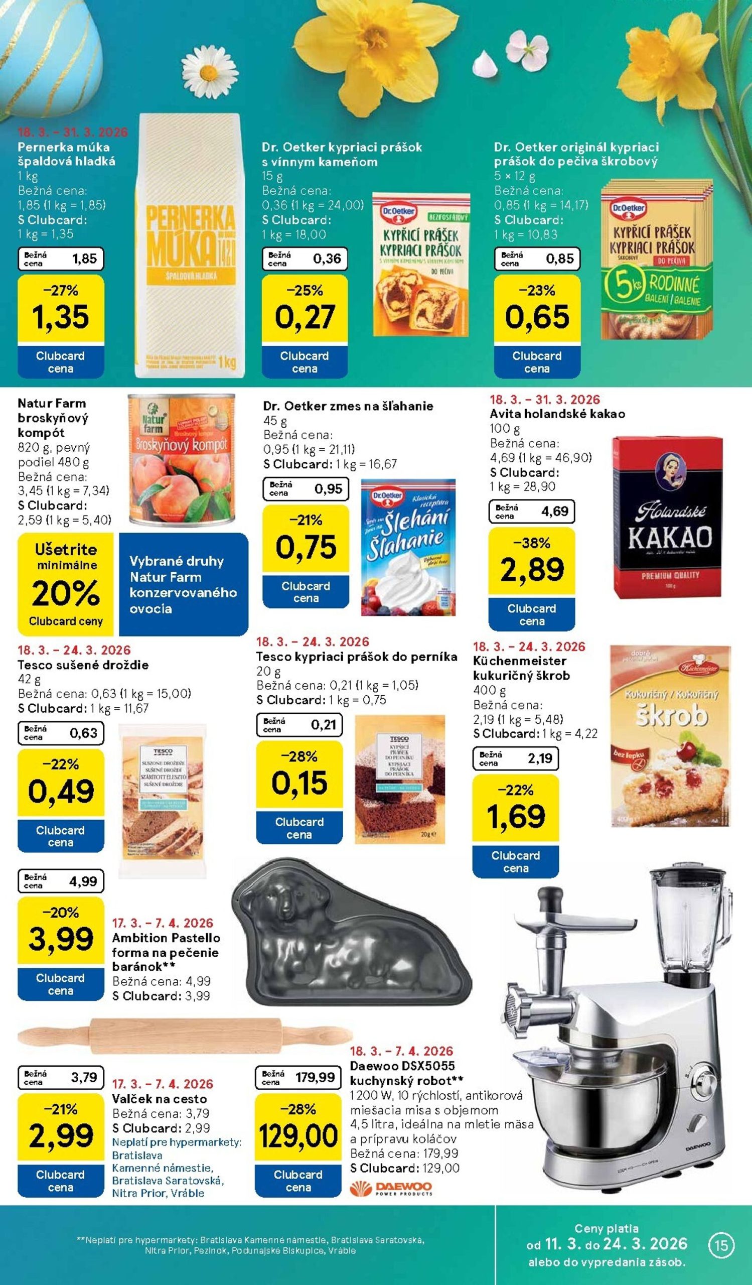 Page 15 of Aktuálny tesco leták platný od stredy 18.03 do 24.03