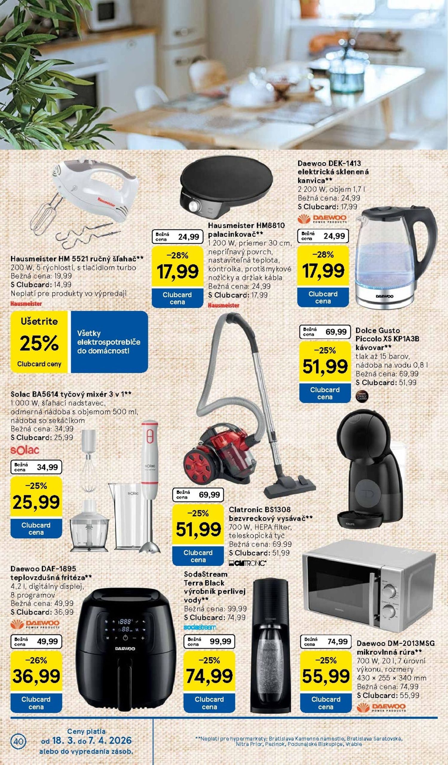 Page 40 of Aktuálny tesco leták platný od stredy 18.03 do 24.03