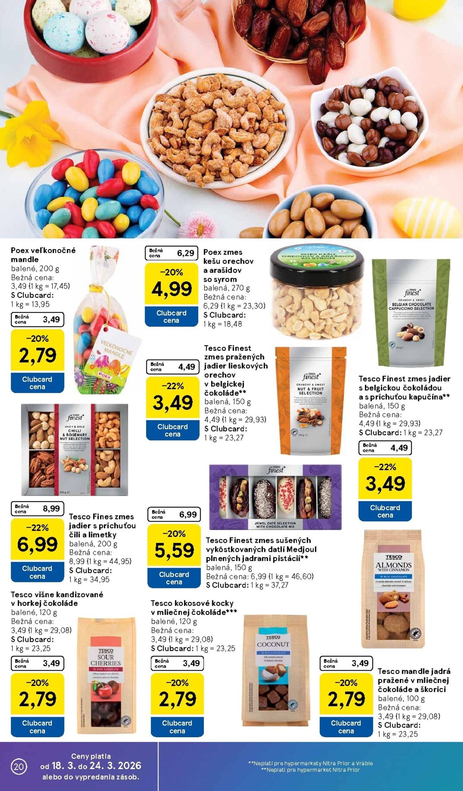 Page 20 of Aktuálny tesco leták platný od stredy 18.03 do 24.03