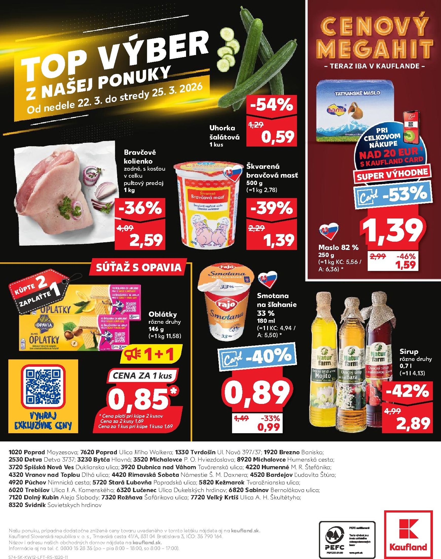 Page 74 of Aktuálny kaufland leták platný od štvrtka 19.03 do 25.03