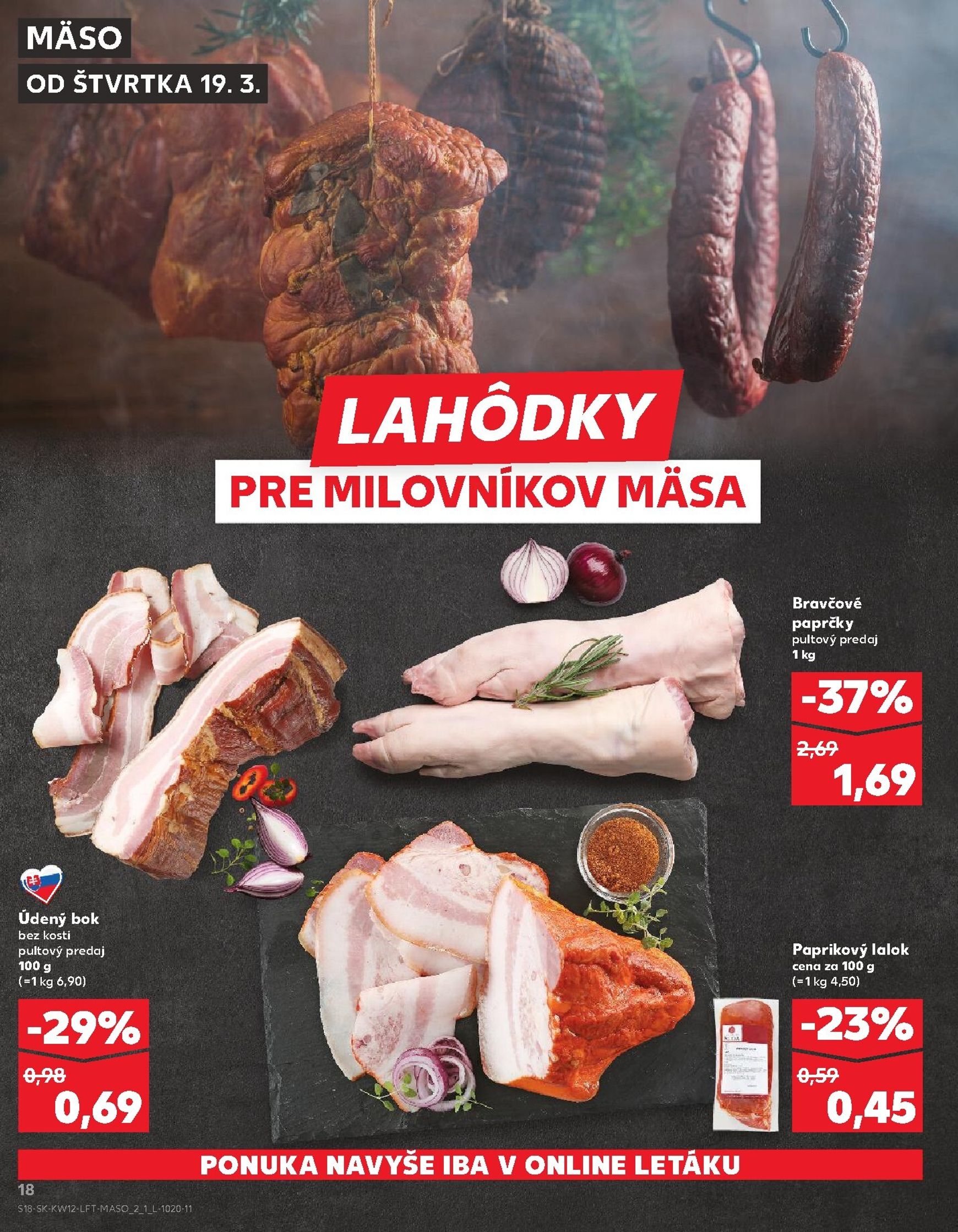 Page 18 of Aktuálny kaufland leták platný od štvrtka 19.03 do 25.03