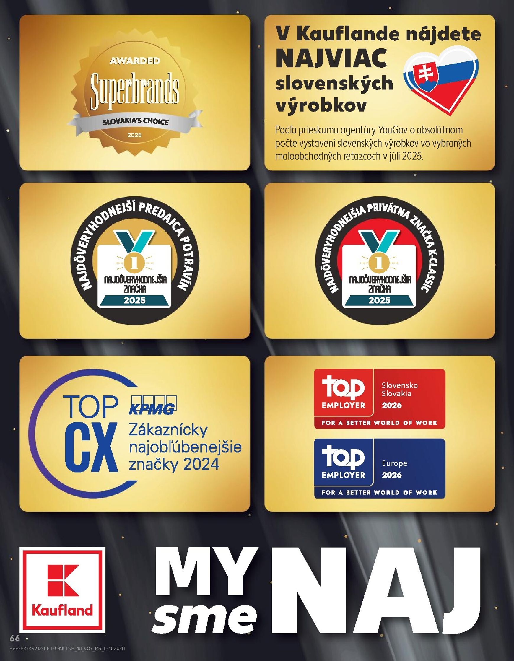 Page 66 of Aktuálny kaufland leták platný od štvrtka 19.03 do 25.03