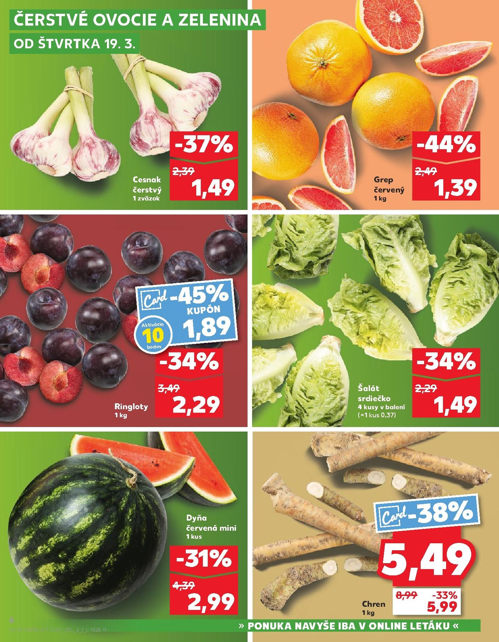 Page 6 of Aktuálny kaufland leták platný od štvrtka 19.03 do 25.03