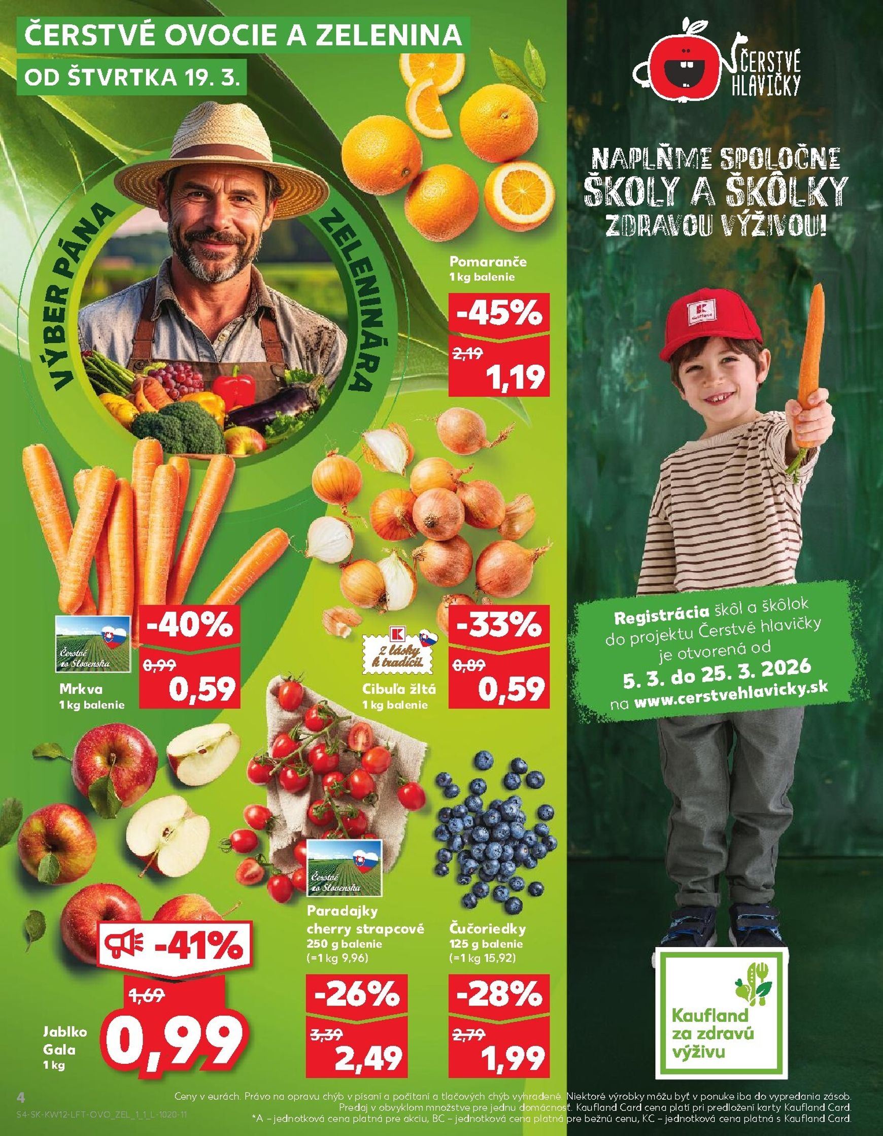Page 4 of Aktuálny kaufland leták platný od štvrtka 19.03 do 25.03