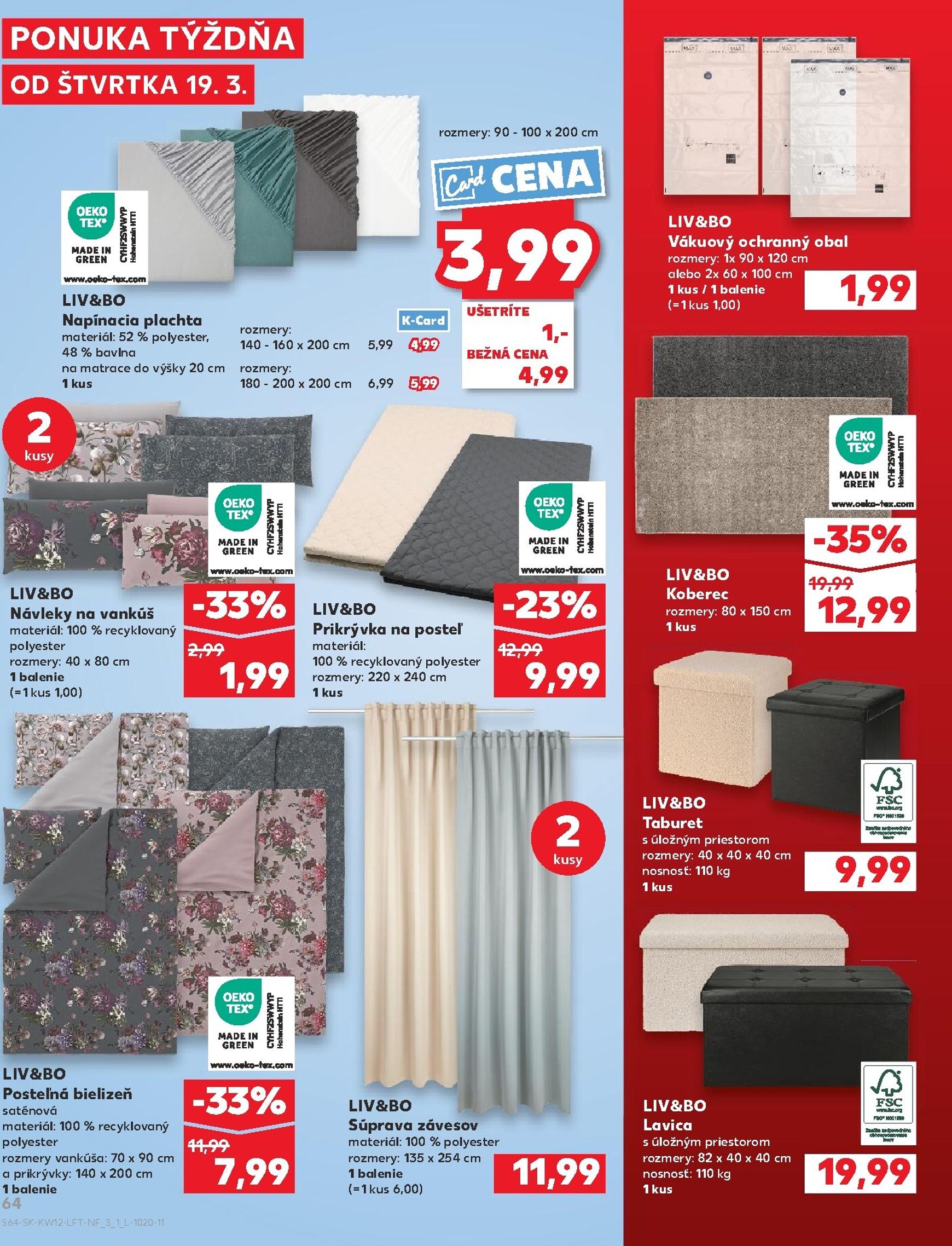 Page 64 of Aktuálny kaufland leták platný od štvrtka 19.03 do 25.03