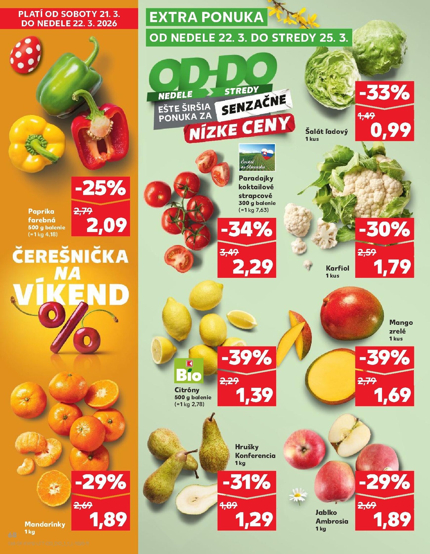 Page 68 of Aktuálny kaufland leták platný od štvrtka 19.03 do 25.03