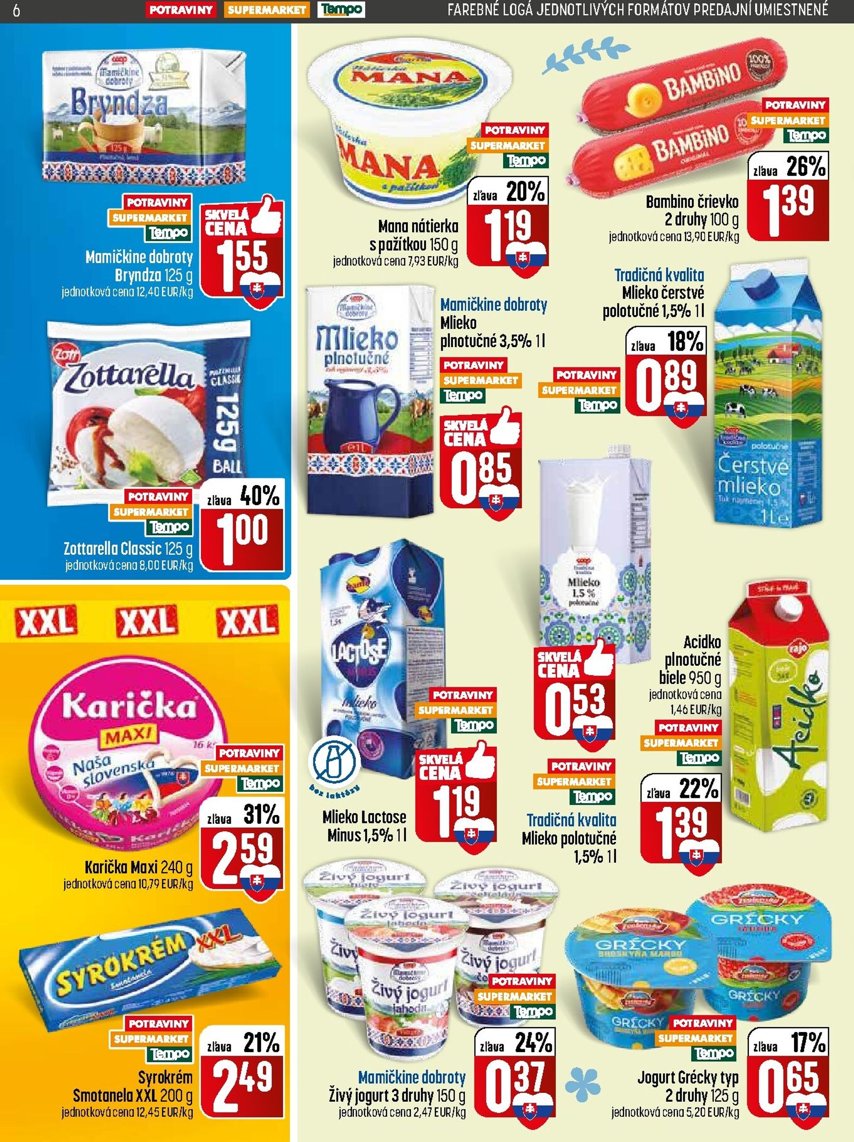 Page 6 of Aktuálny coop-jednota leták platný od štvrtka 19.03 do 25.03
