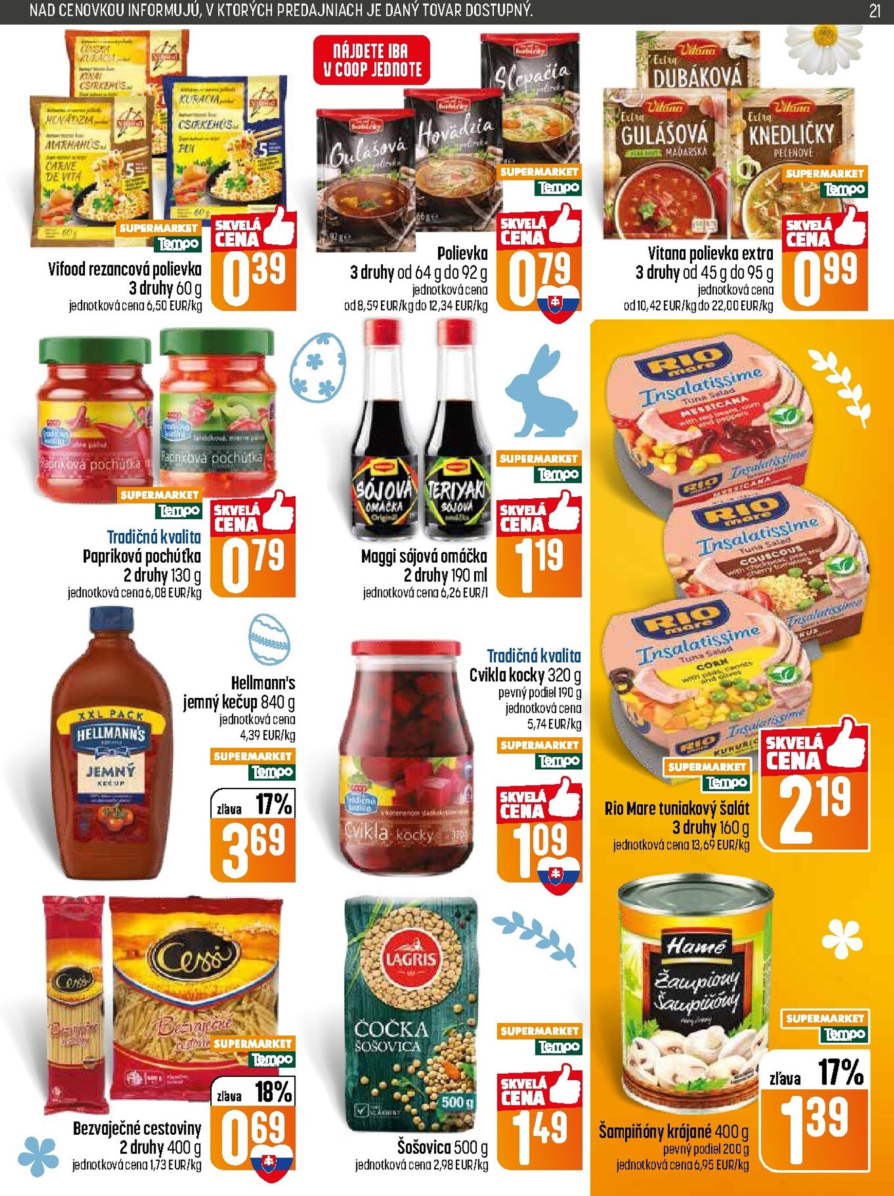 Page 21 of Aktuálny coop-jednota leták platný od štvrtka 19.03 do 25.03