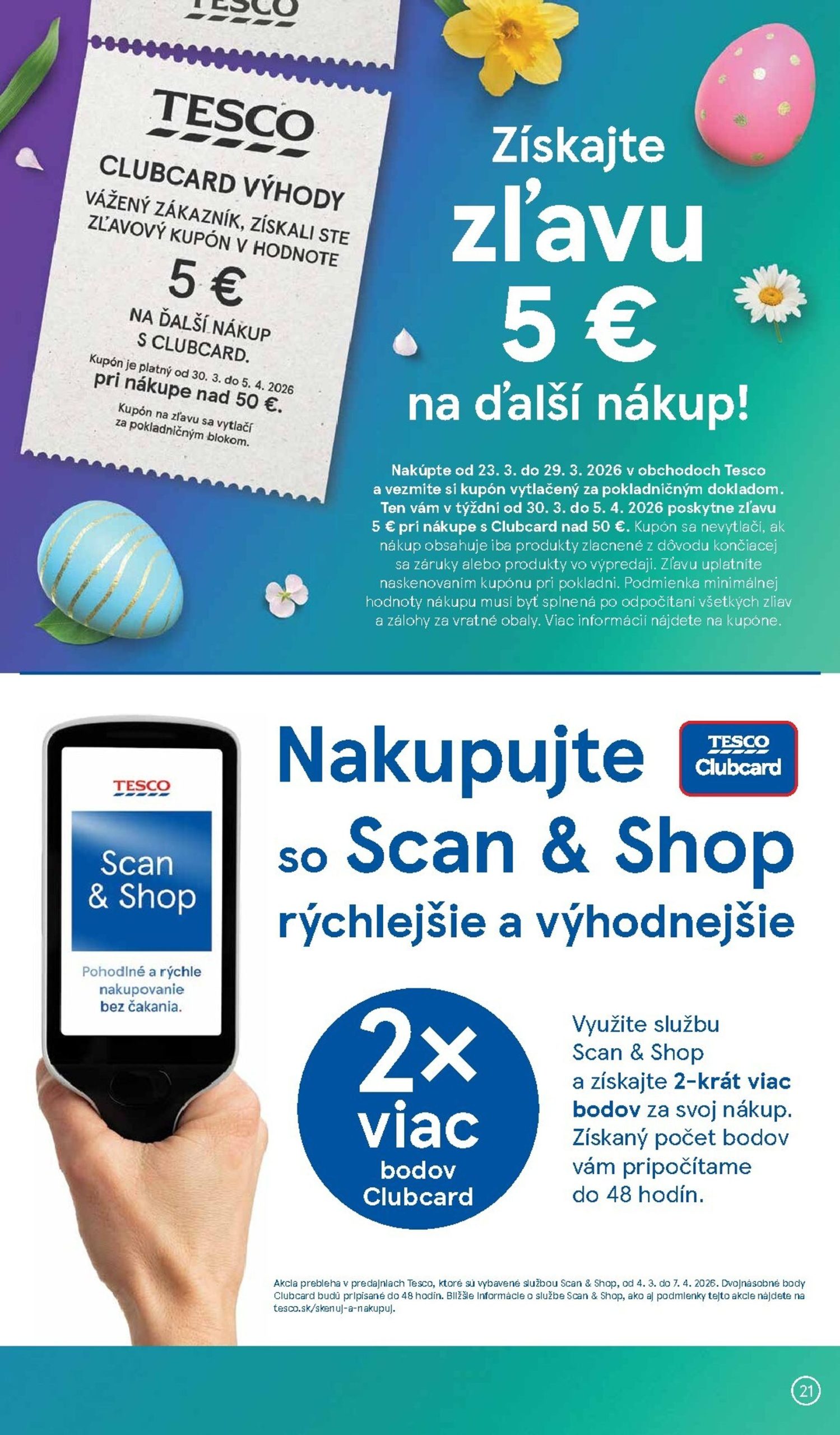 Page 21 of Aktuálny tesco leták platný od stredy 25.03 do 30.03