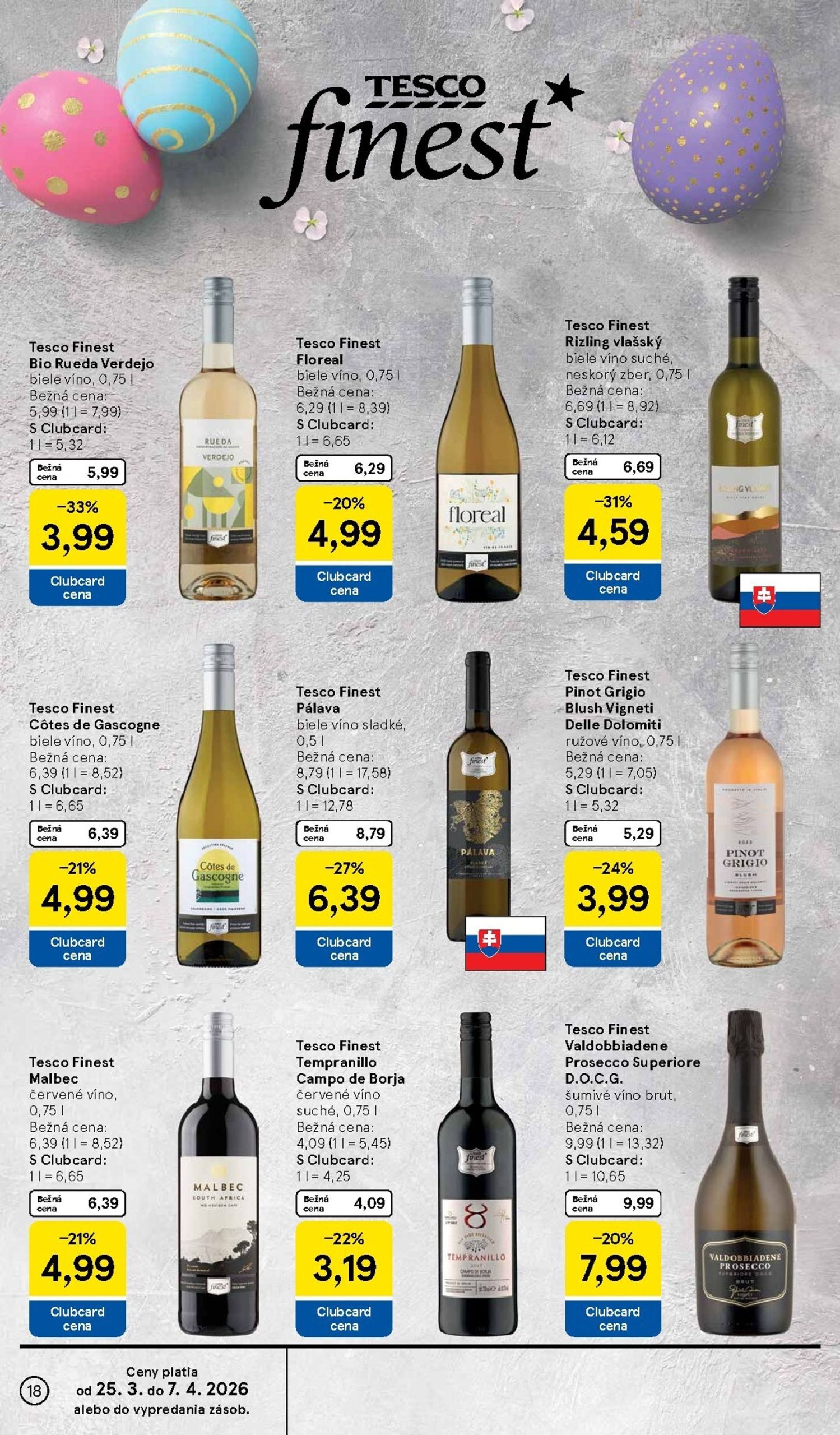 Page 18 of Aktuálny tesco leták platný od stredy 25.03 do 30.03