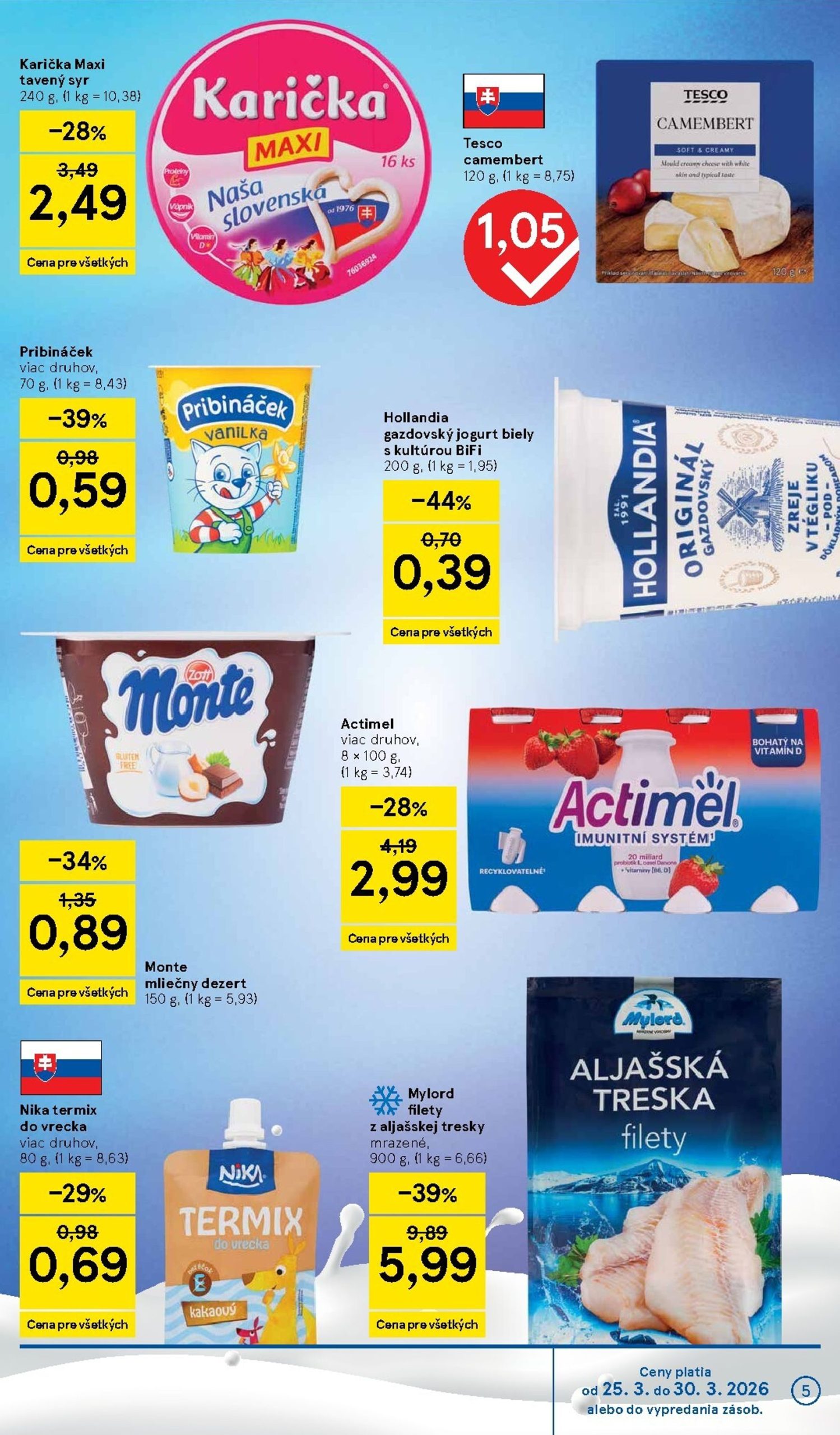 Page 5 of Aktuálny tesco leták platný od stredy 25.03 do 30.03