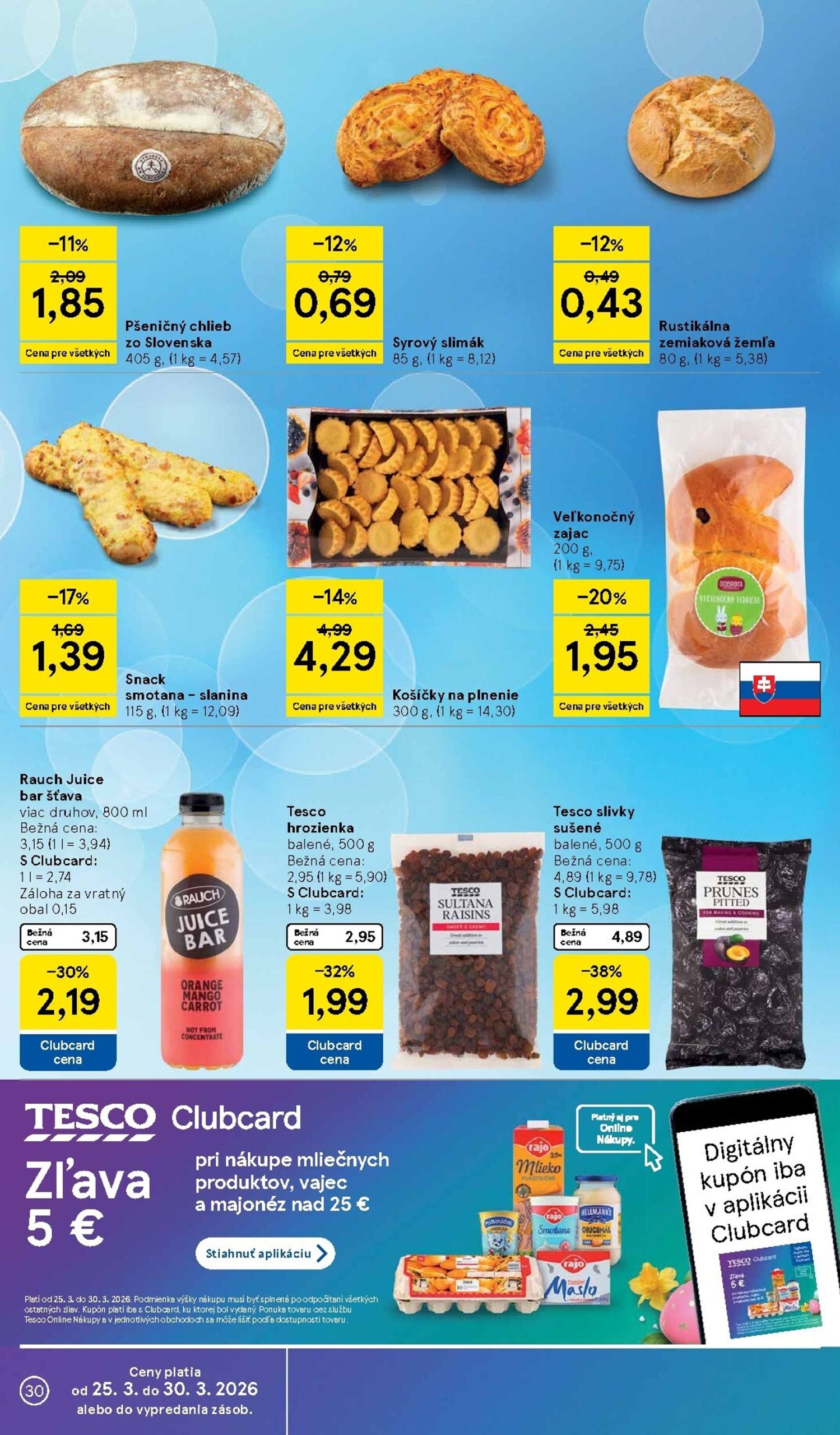 Page 30 of Aktuálny tesco leták platný od stredy 25.03 do 30.03