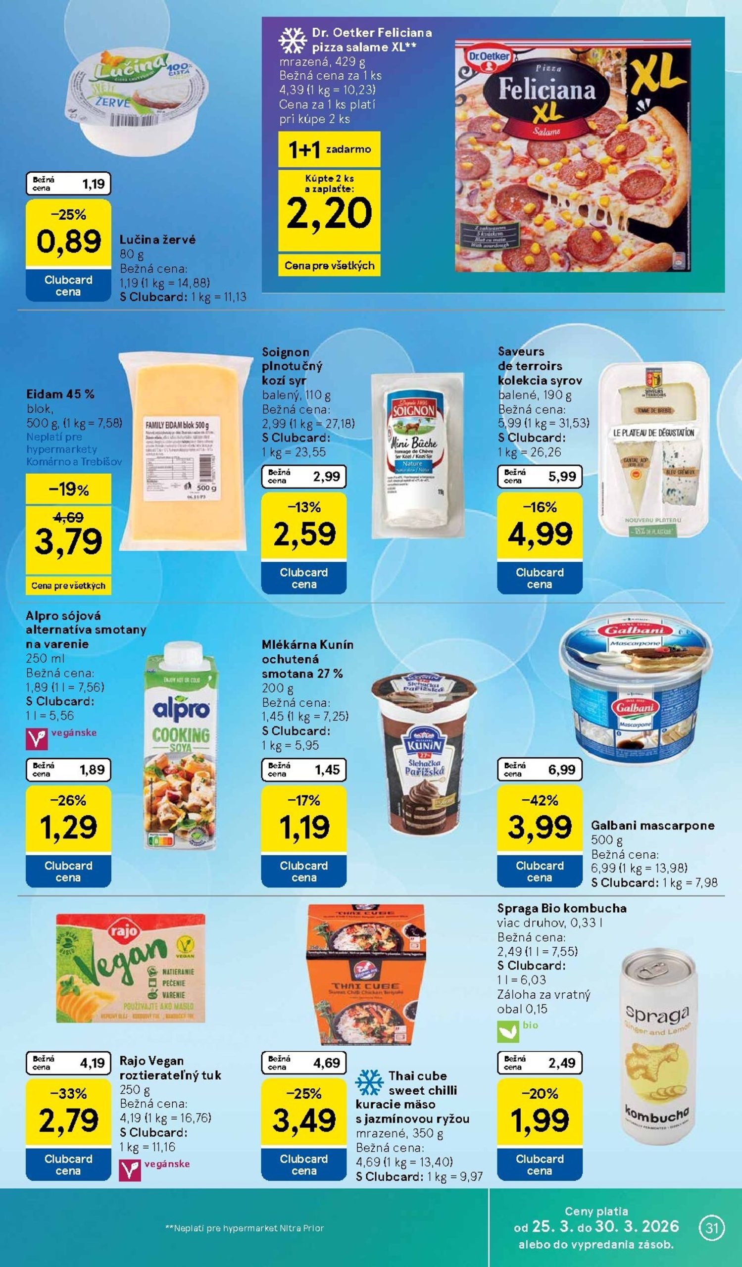 Page 31 of Aktuálny tesco leták platný od stredy 25.03 do 30.03