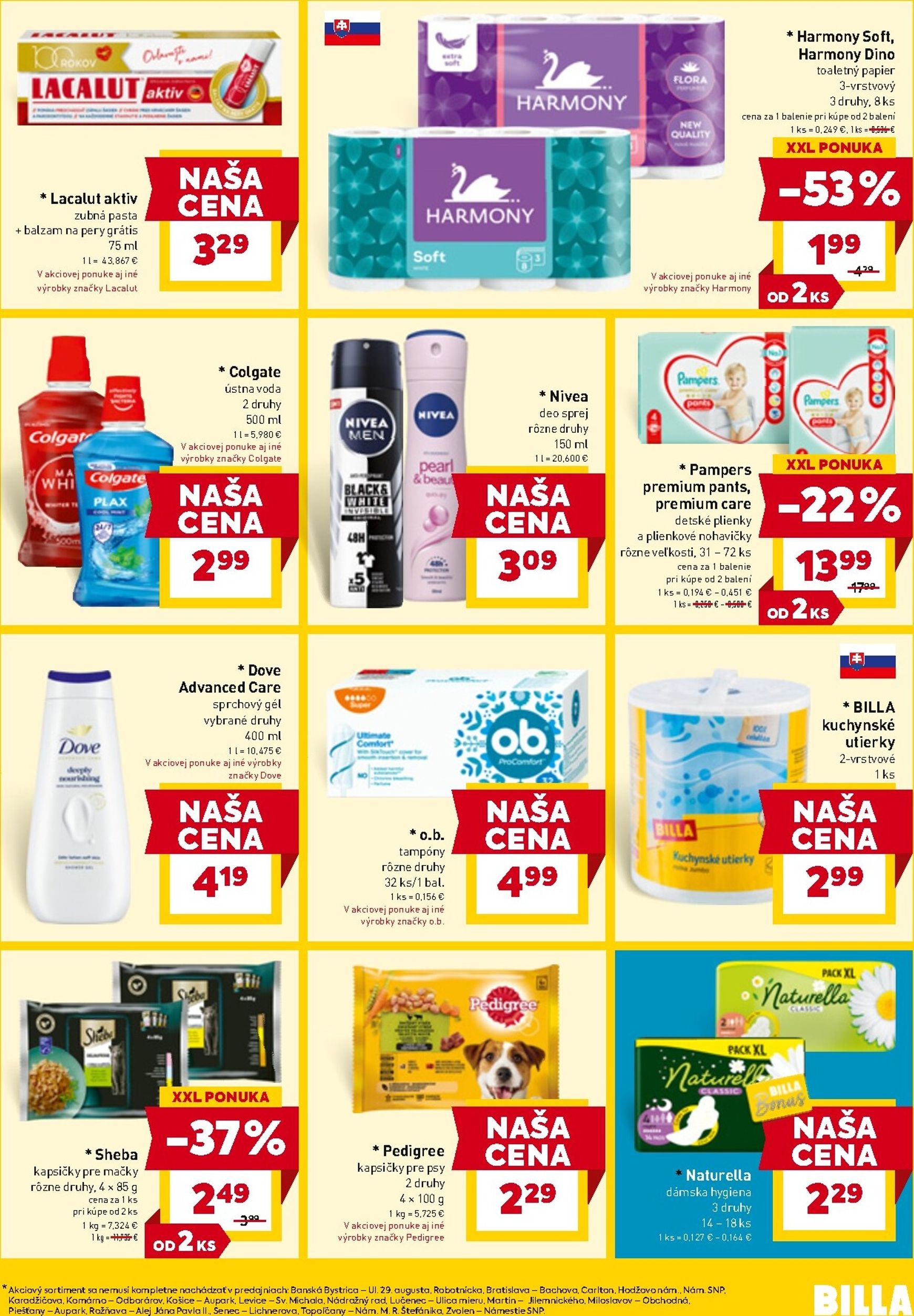 Page 25 of Aktuálny billa leták platný od stredy 25.03 do 29.03