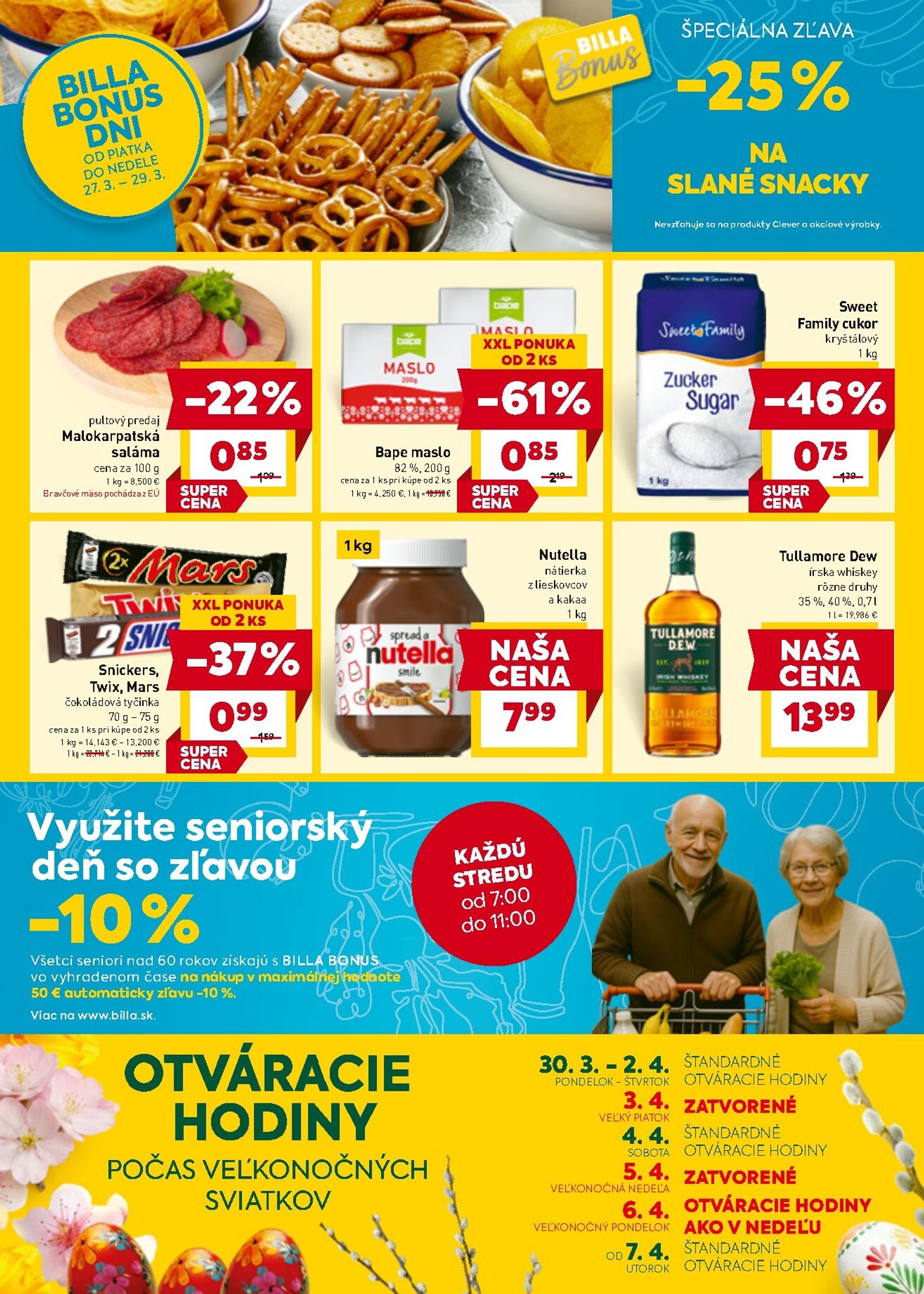 Page 2 of Aktuálny billa leták platný od stredy 25.03 do 29.03