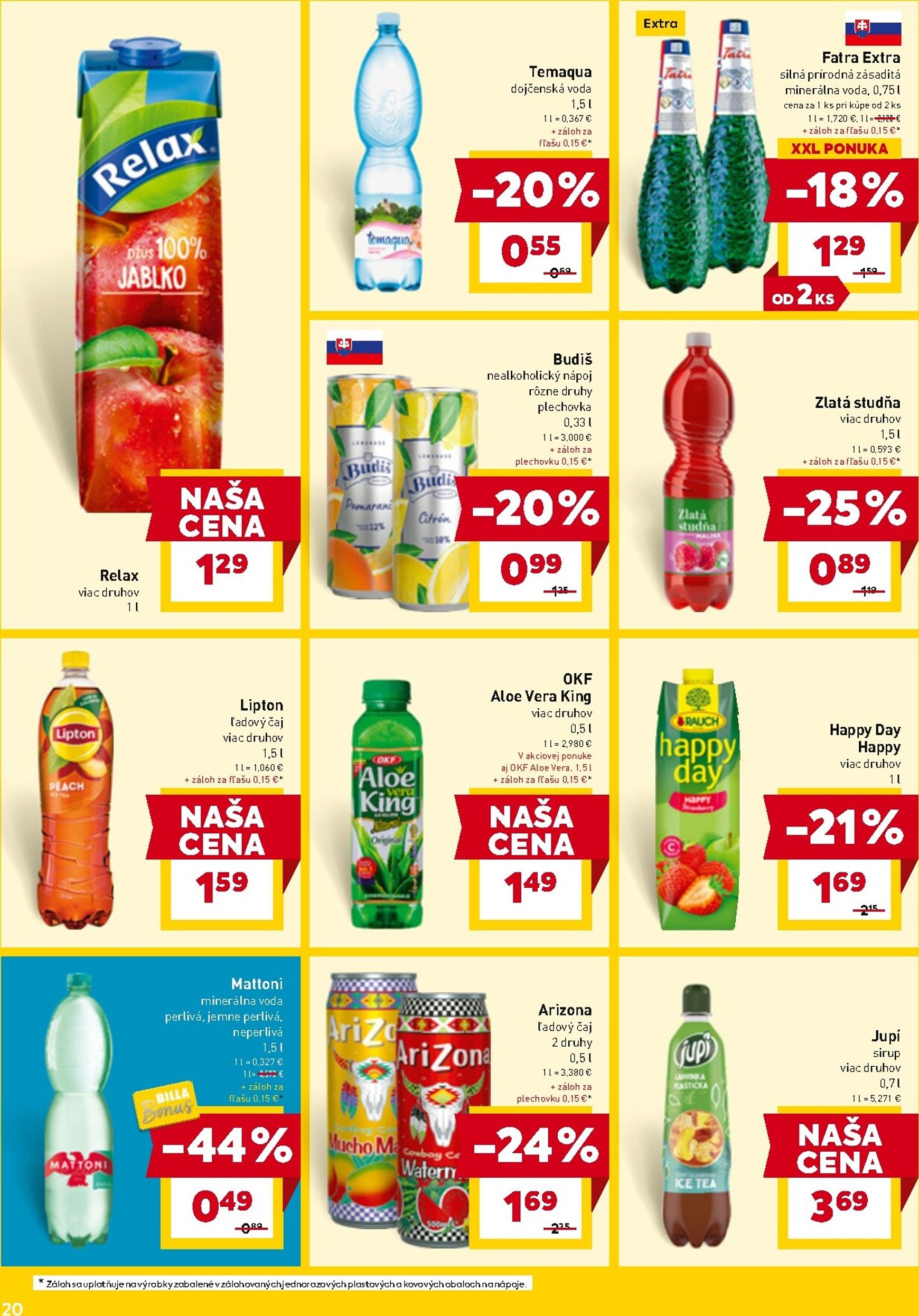 Page 22 of Aktuálny billa leták platný od stredy 25.03 do 29.03
