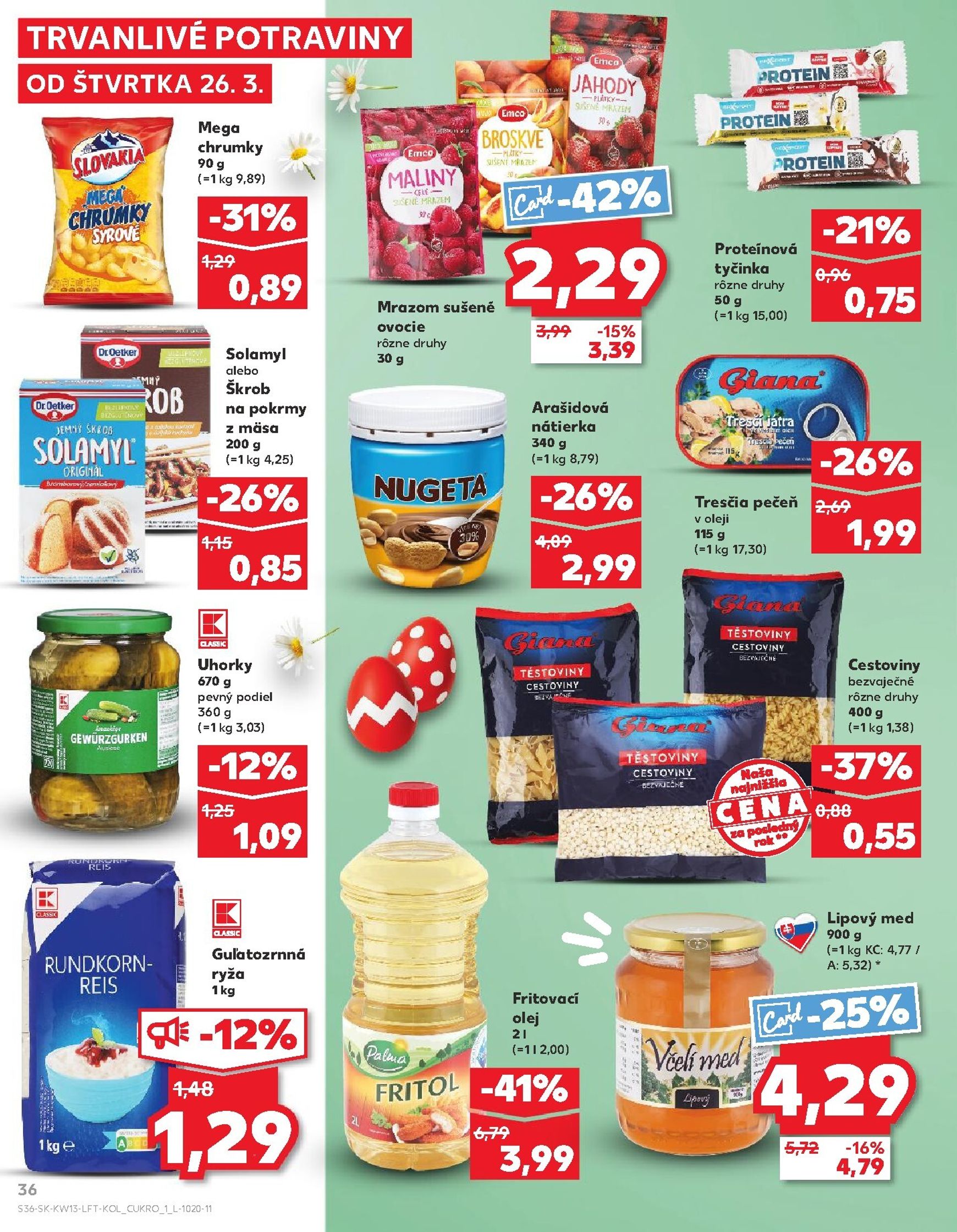 Page 36 of Aktuálny kaufland leták platný od štvrtka 26.03 do 31.03