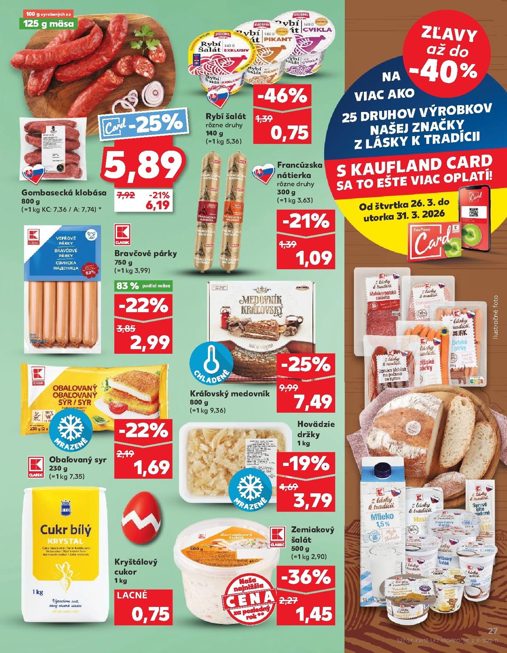 Page 27 of Aktuálny kaufland leták platný od štvrtka 26.03 do 31.03