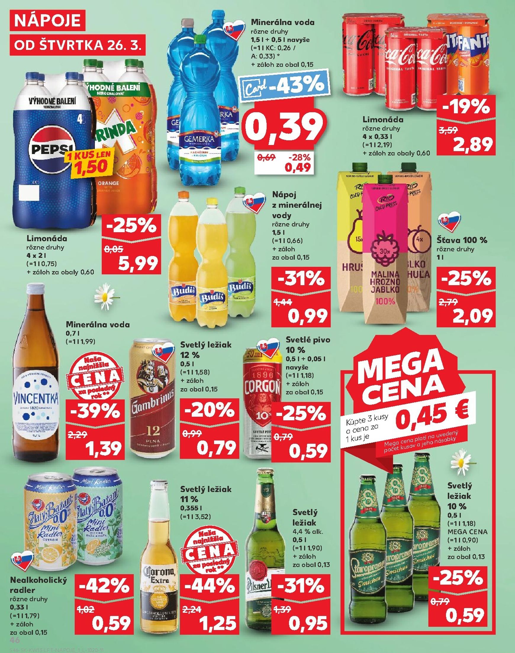 Page 46 of Aktuálny kaufland leták platný od štvrtka 26.03 do 31.03