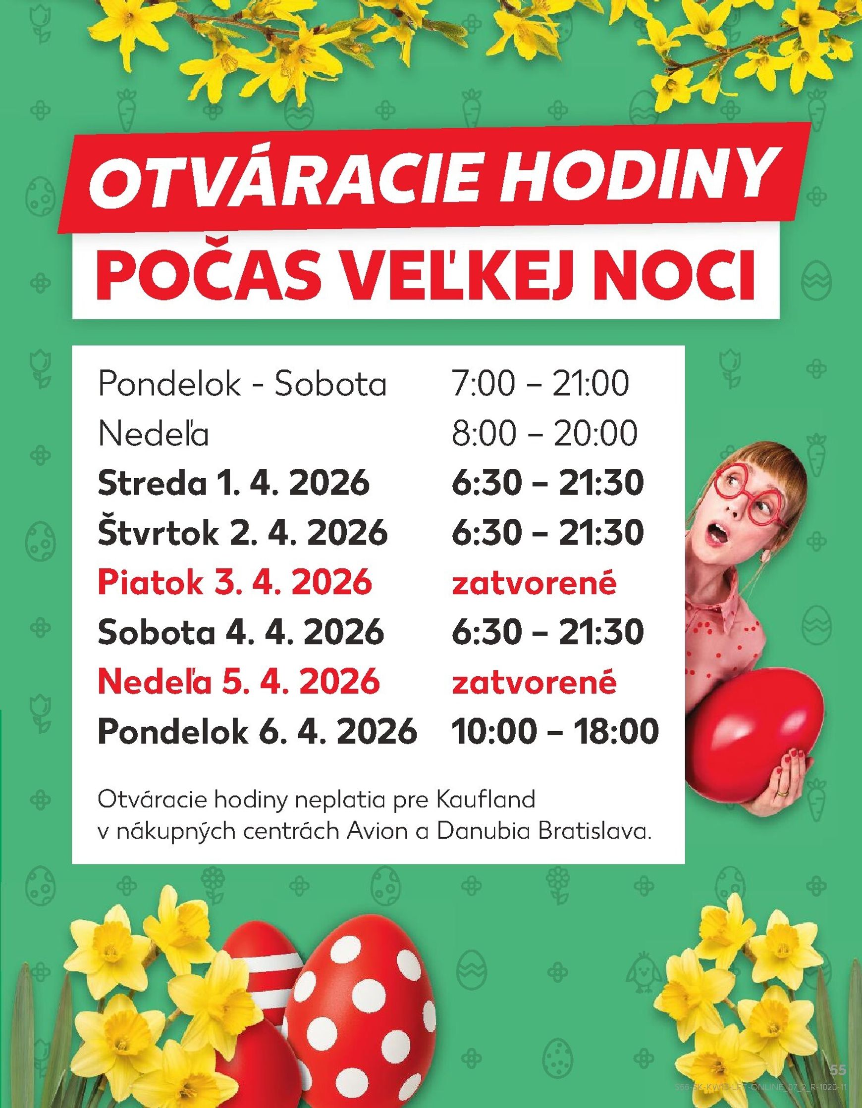 Page 55 of Aktuálny kaufland leták platný od štvrtka 26.03 do 31.03