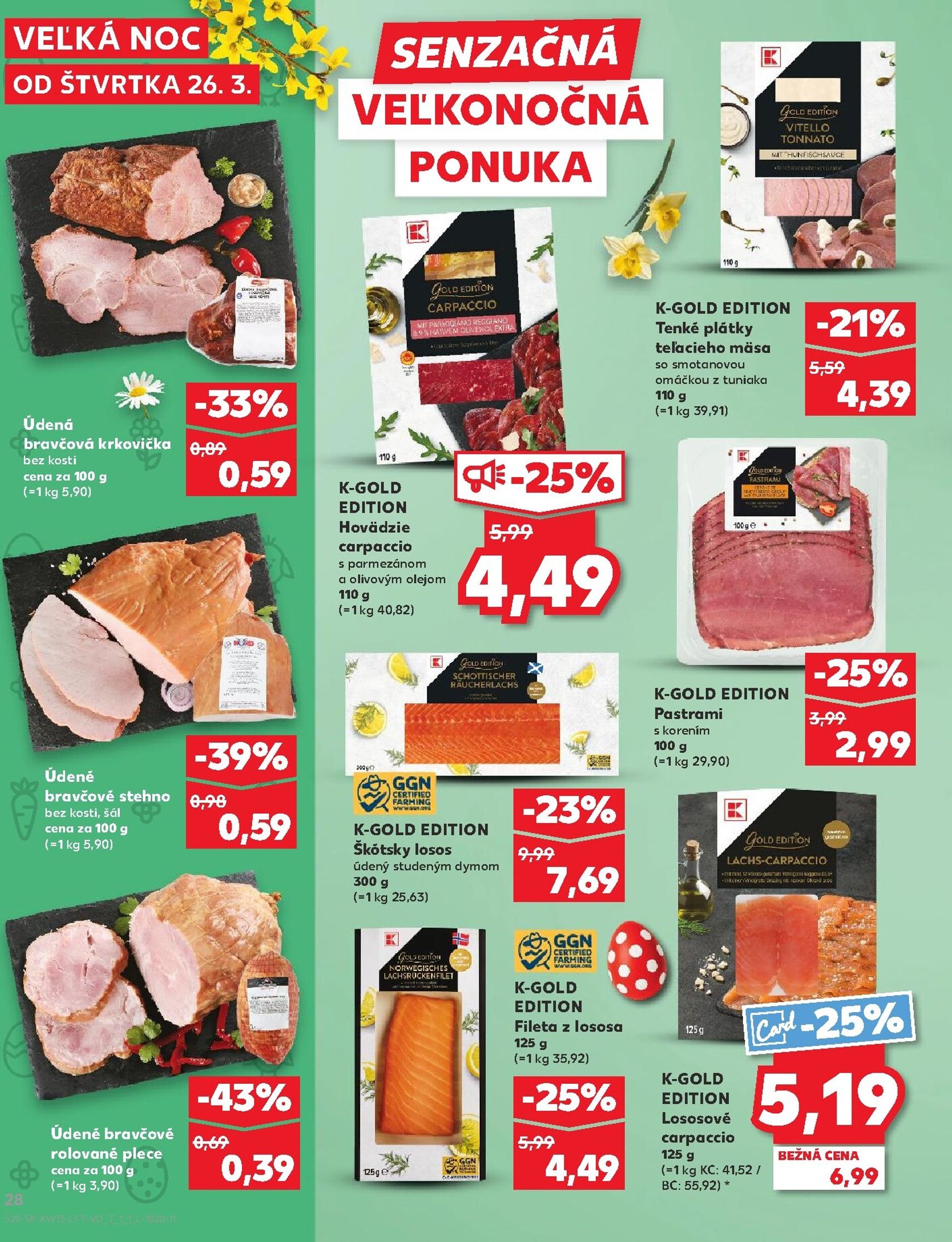 Page 28 of Aktuálny kaufland leták platný od štvrtka 26.03 do 31.03