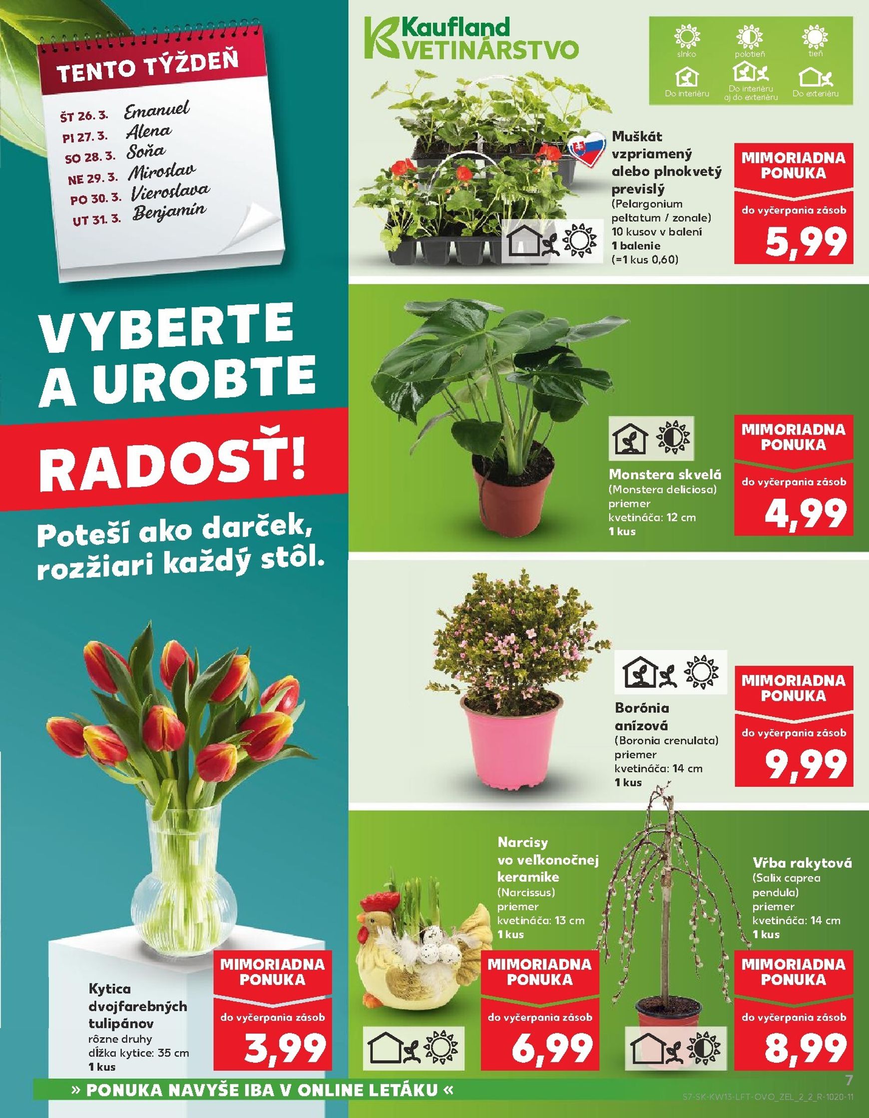 Page 7 of Aktuálny kaufland leták platný od štvrtka 26.03 do 31.03