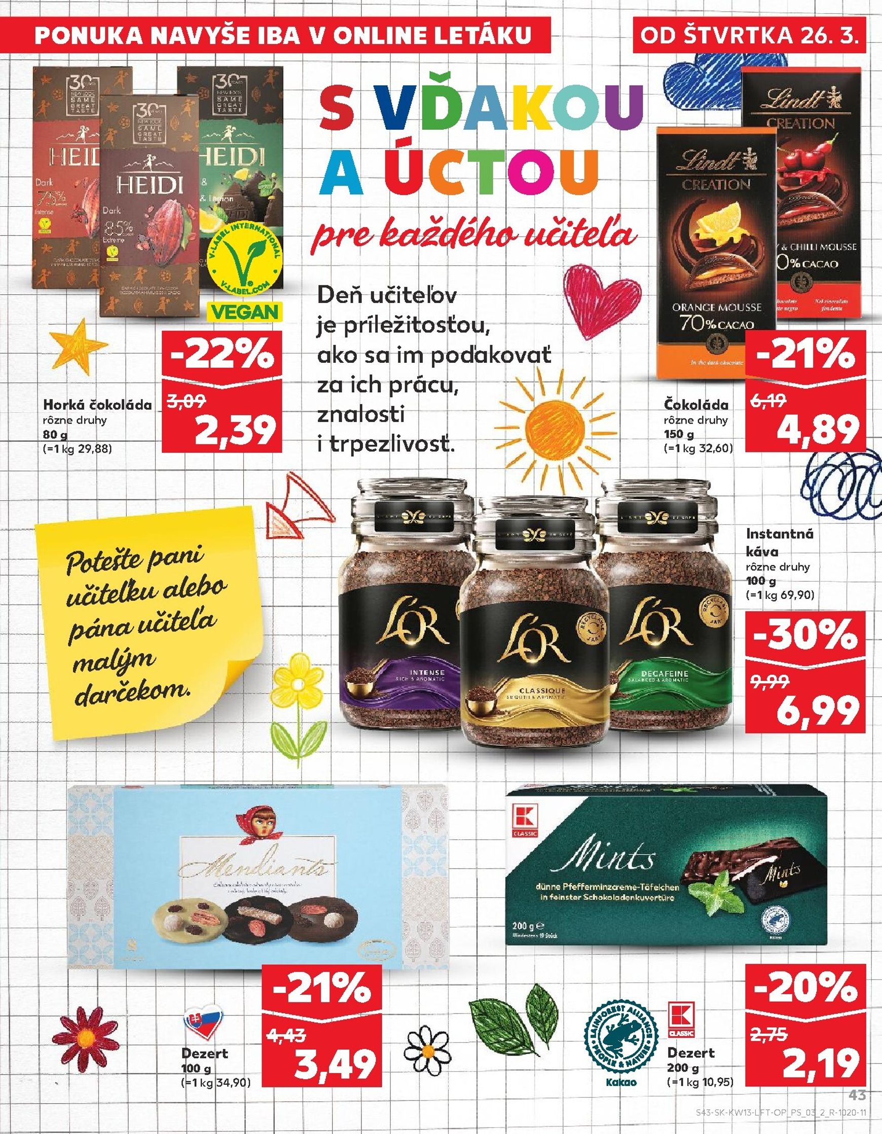Page 43 of Aktuálny kaufland leták platný od štvrtka 26.03 do 31.03