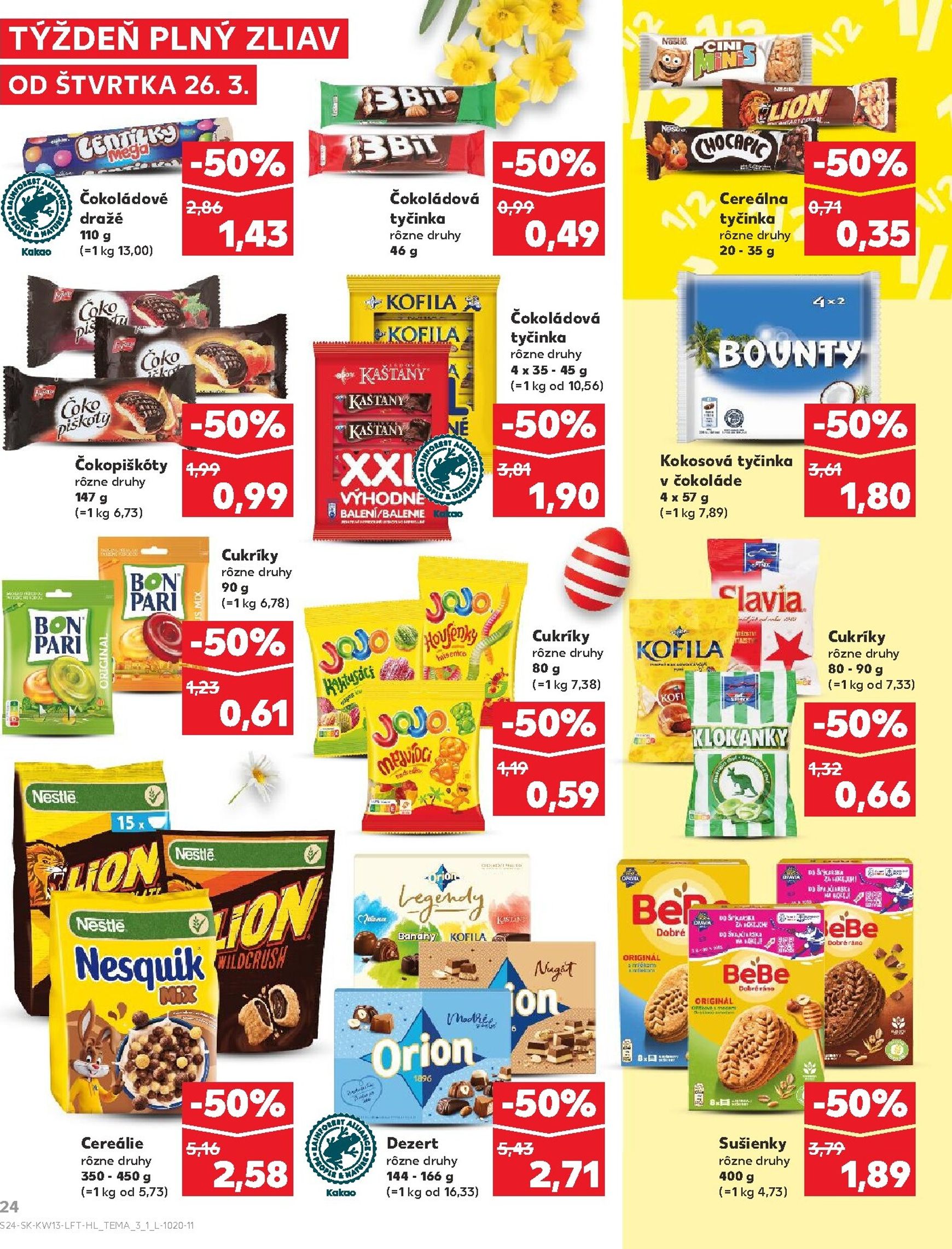 Page 24 of Aktuálny kaufland leták platný od štvrtka 26.03 do 31.03