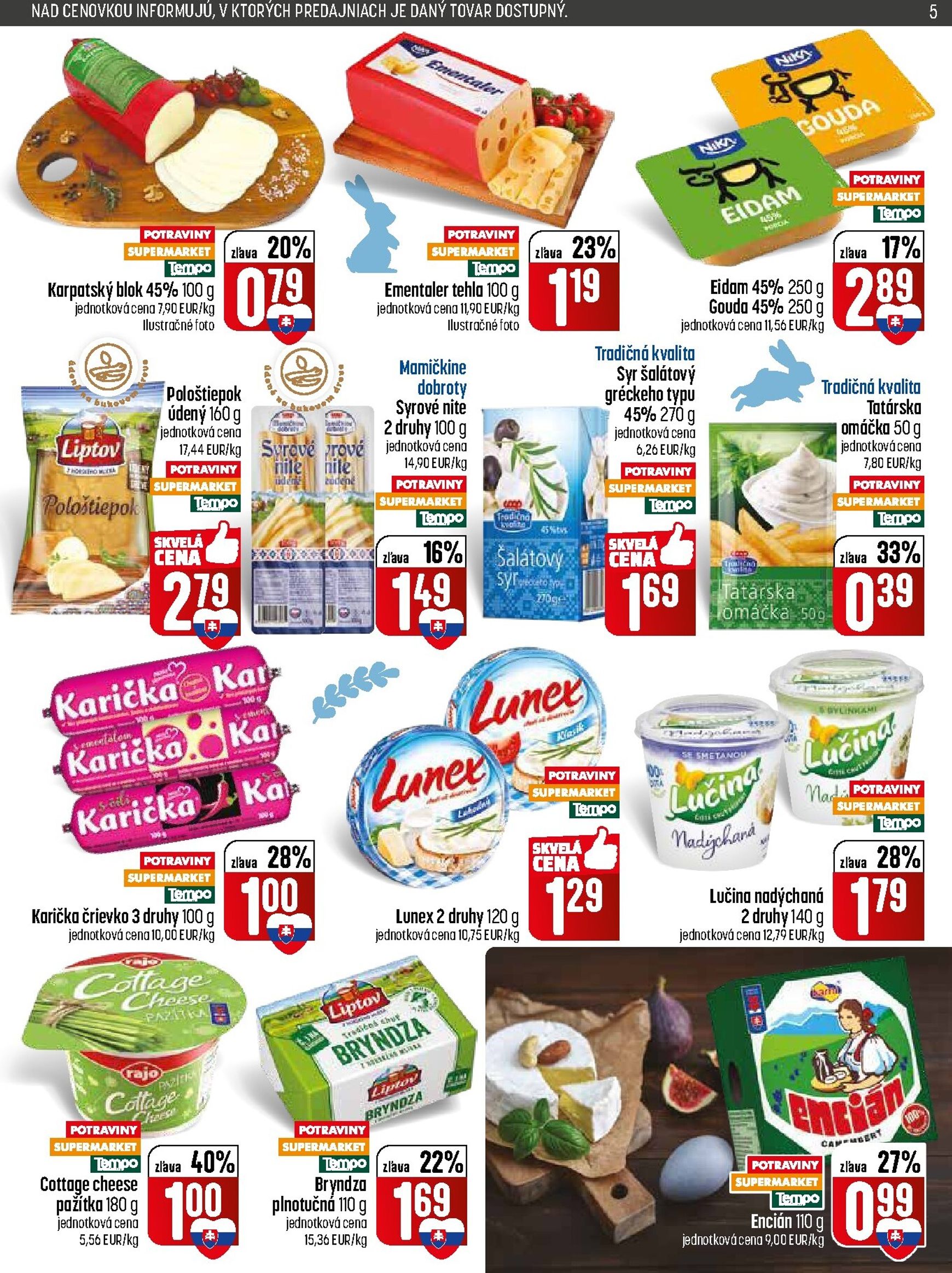 Page 5 of Aktuálny coop-jednota leták platný od štvrtka 26.03 do 01.04