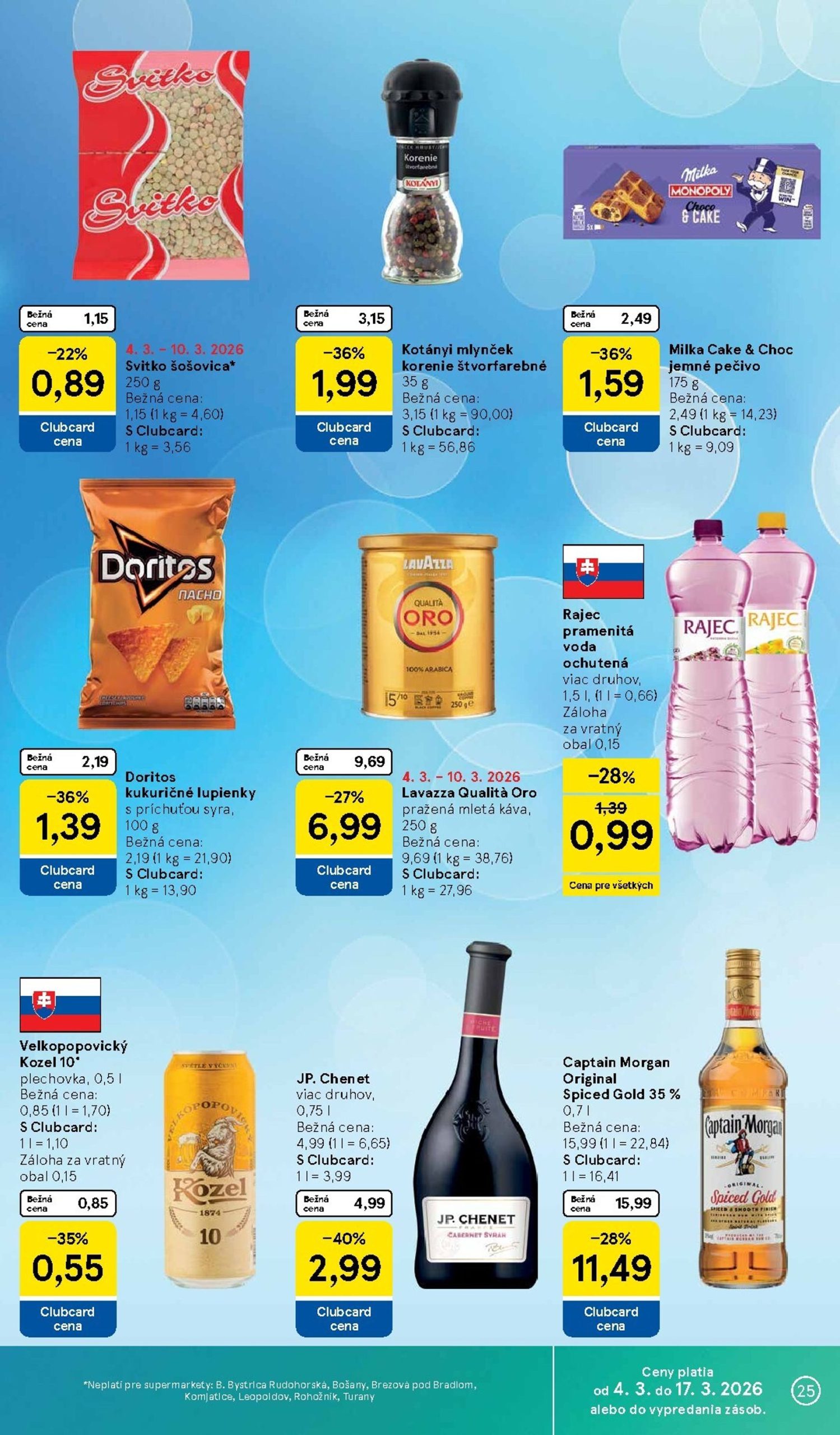 Page 25 of Aktuálny tesco leták platný od stredy 04.03 do 10.03