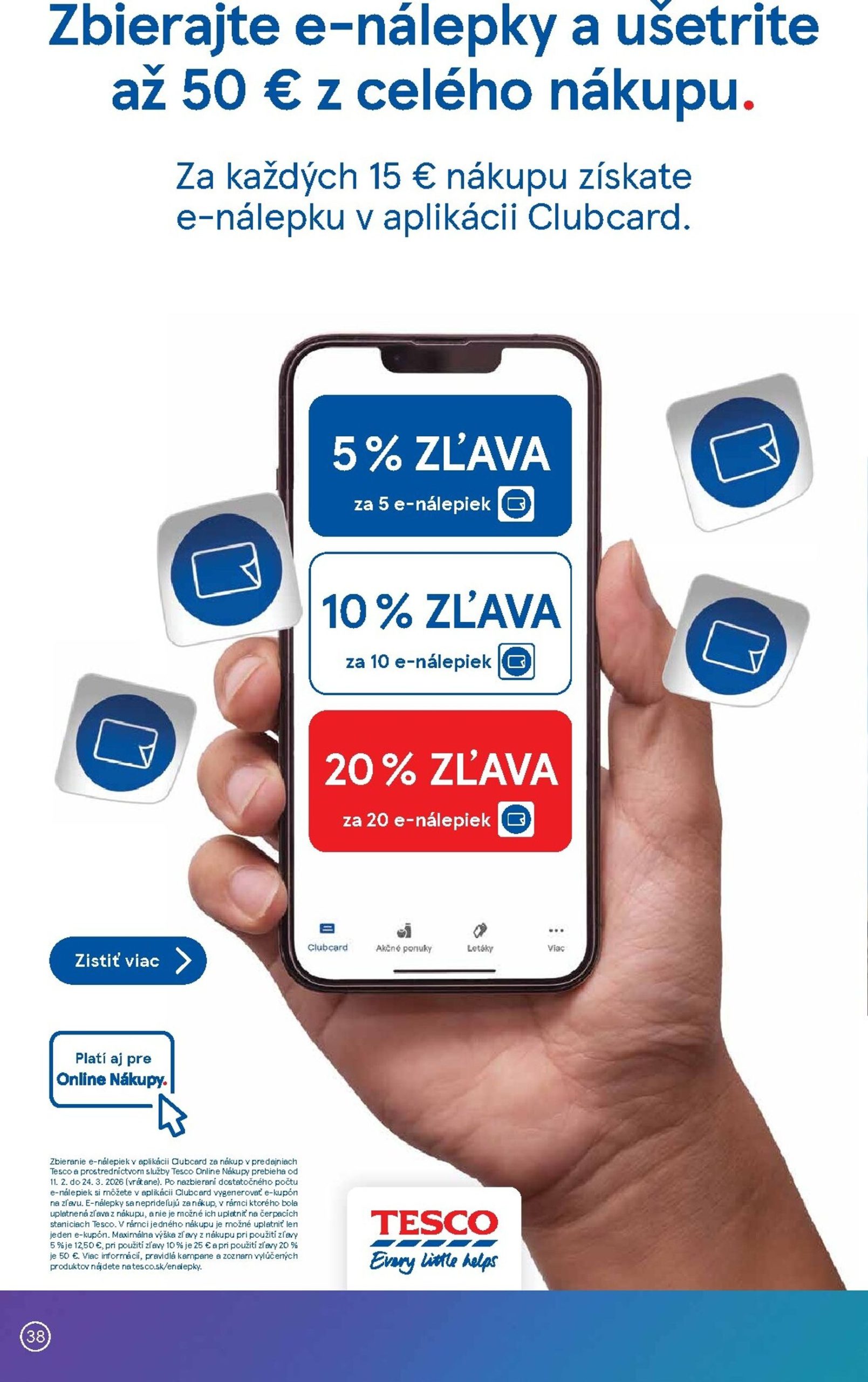 Page 38 of Aktuálny tesco leták platný od stredy 04.03 do 10.03