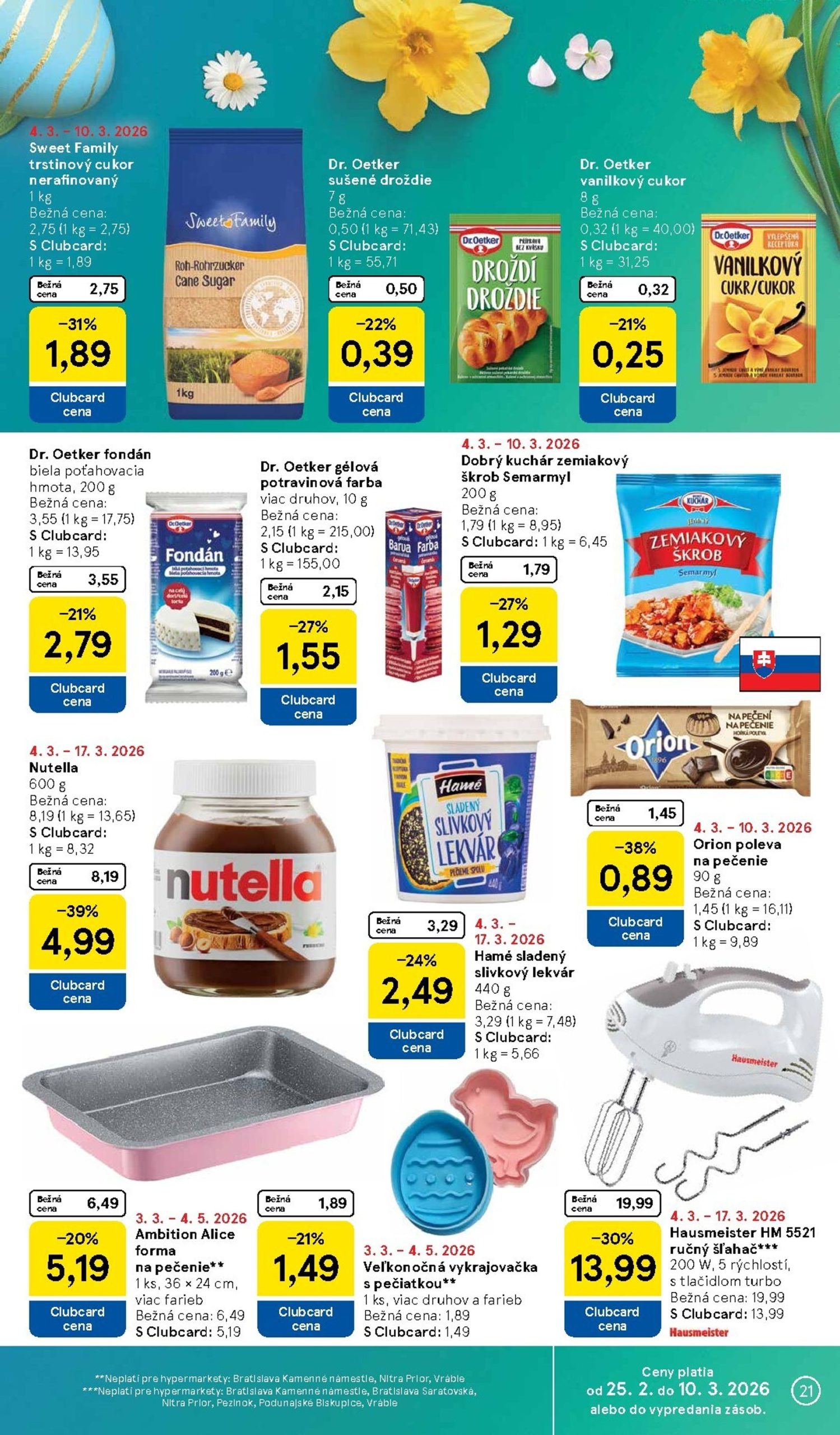 Page 21 of Aktuálny tesco leták platný od stredy 04.03 do 10.03